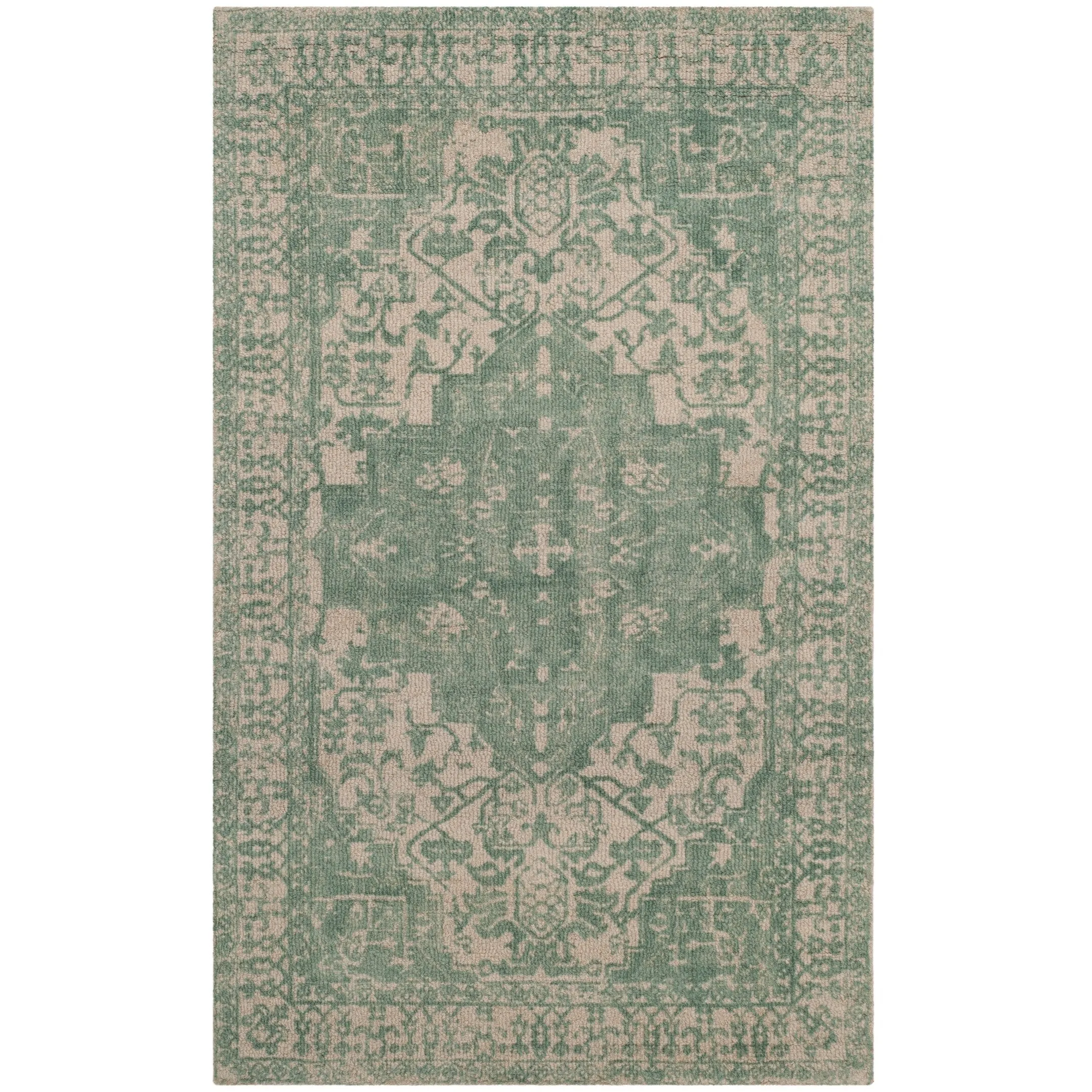 SAFAVIEH Handmade Restoration Vintage Boho Grisha Oriental Wool Rug