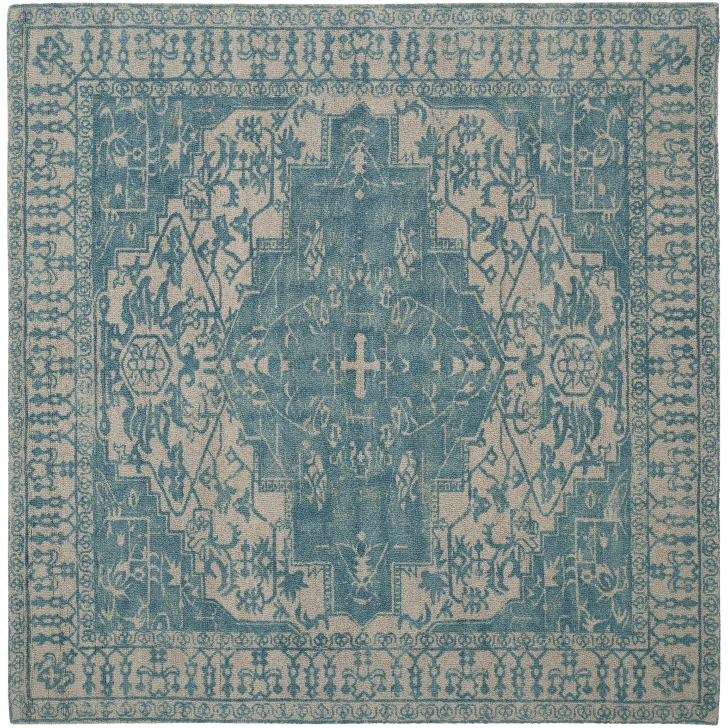 SAFAVIEH Handmade Restoration Vintage Boho Grisha Oriental Wool Rug