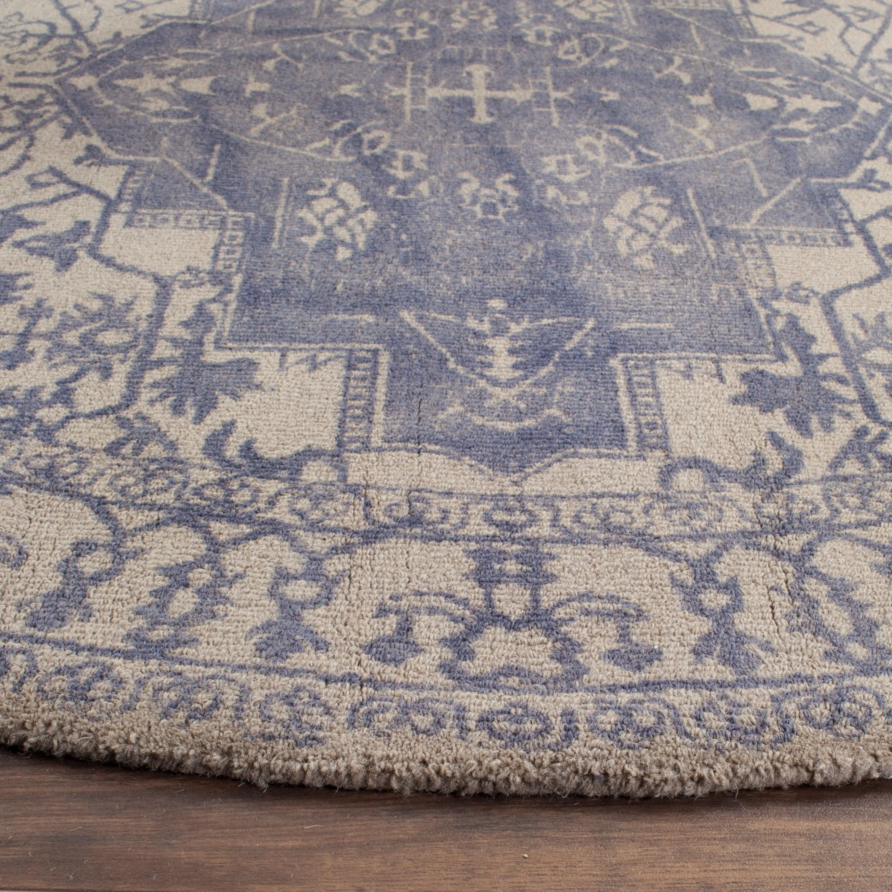 SAFAVIEH Handmade Restoration Vintage Boho Grisha Oriental Wool Rug