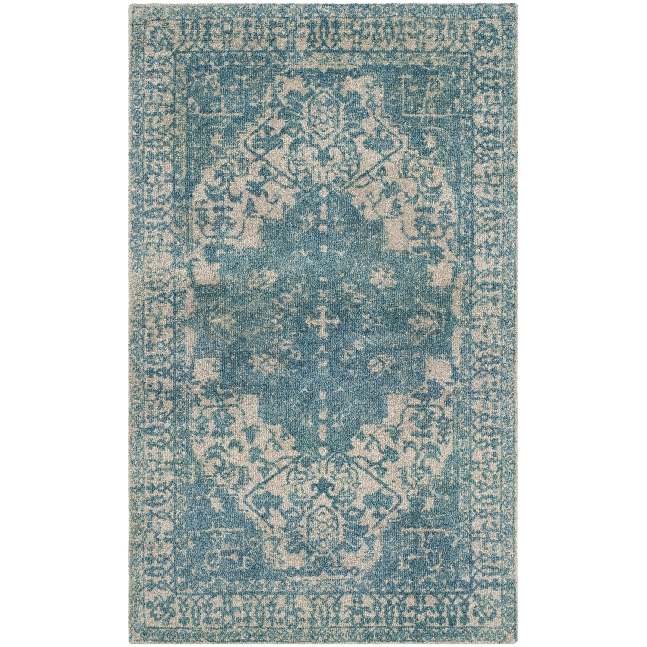SAFAVIEH Handmade Restoration Vintage Boho Grisha Oriental Wool Rug
