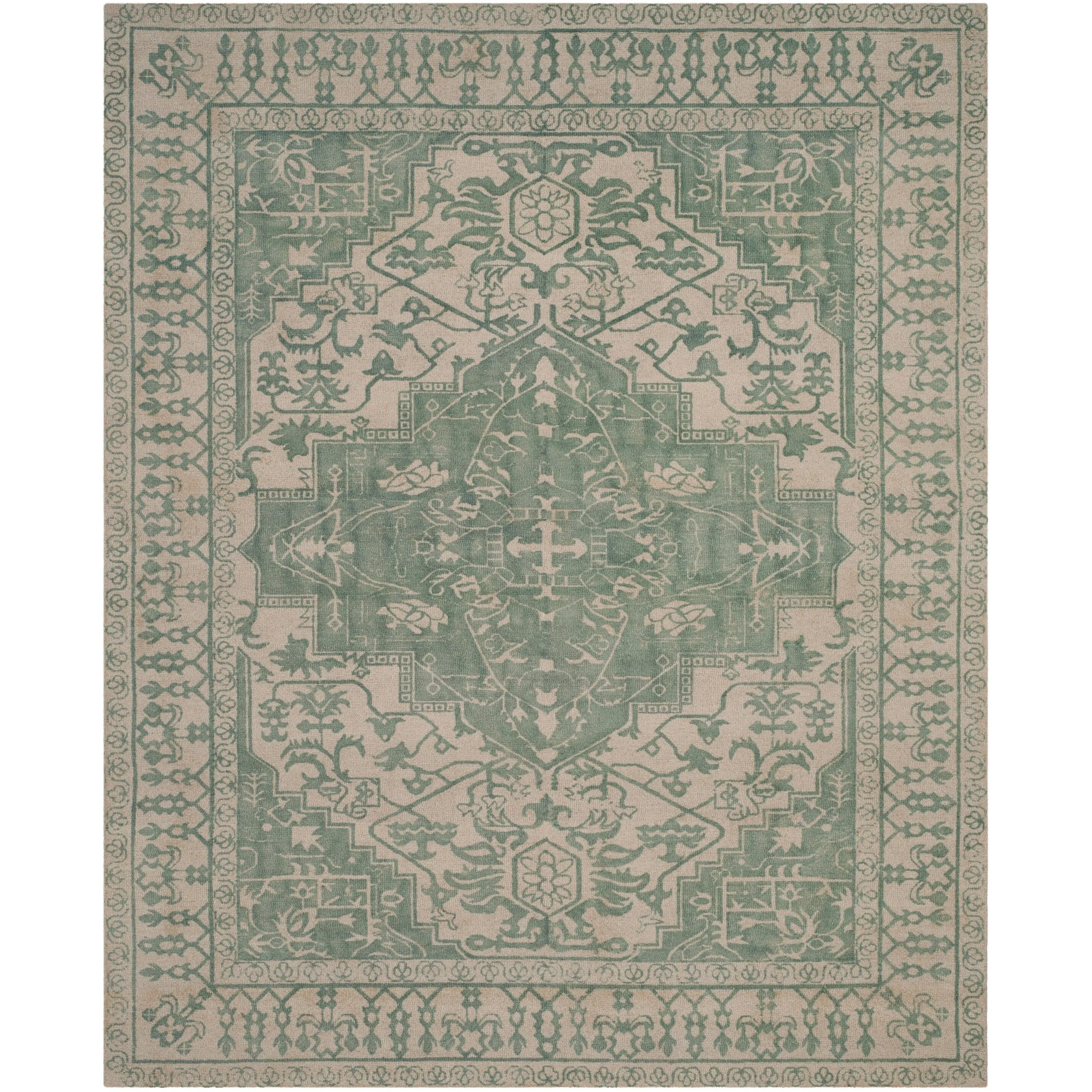 SAFAVIEH Handmade Restoration Vintage Boho Grisha Oriental Wool Rug