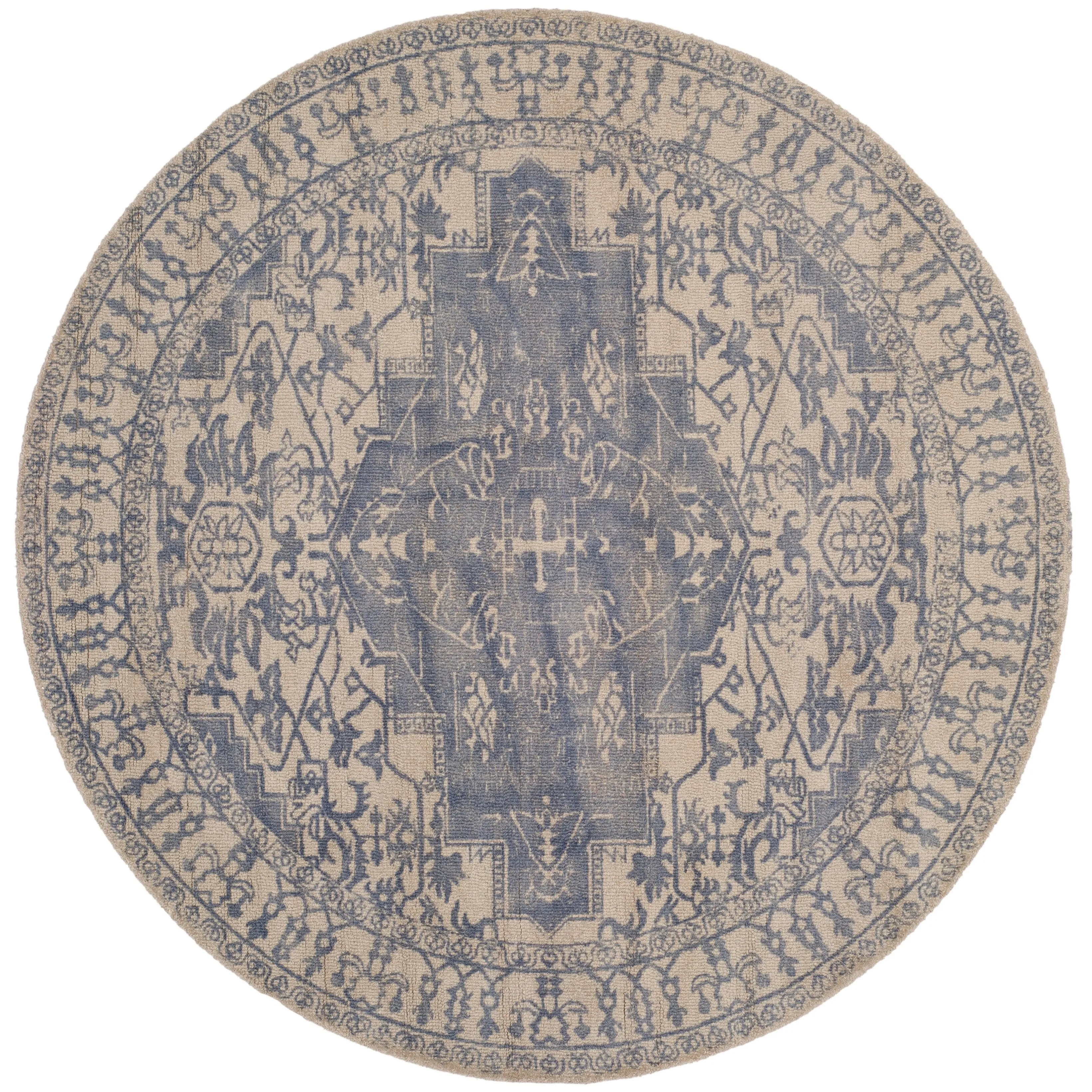 SAFAVIEH Handmade Restoration Vintage Boho Grisha Oriental Wool Rug