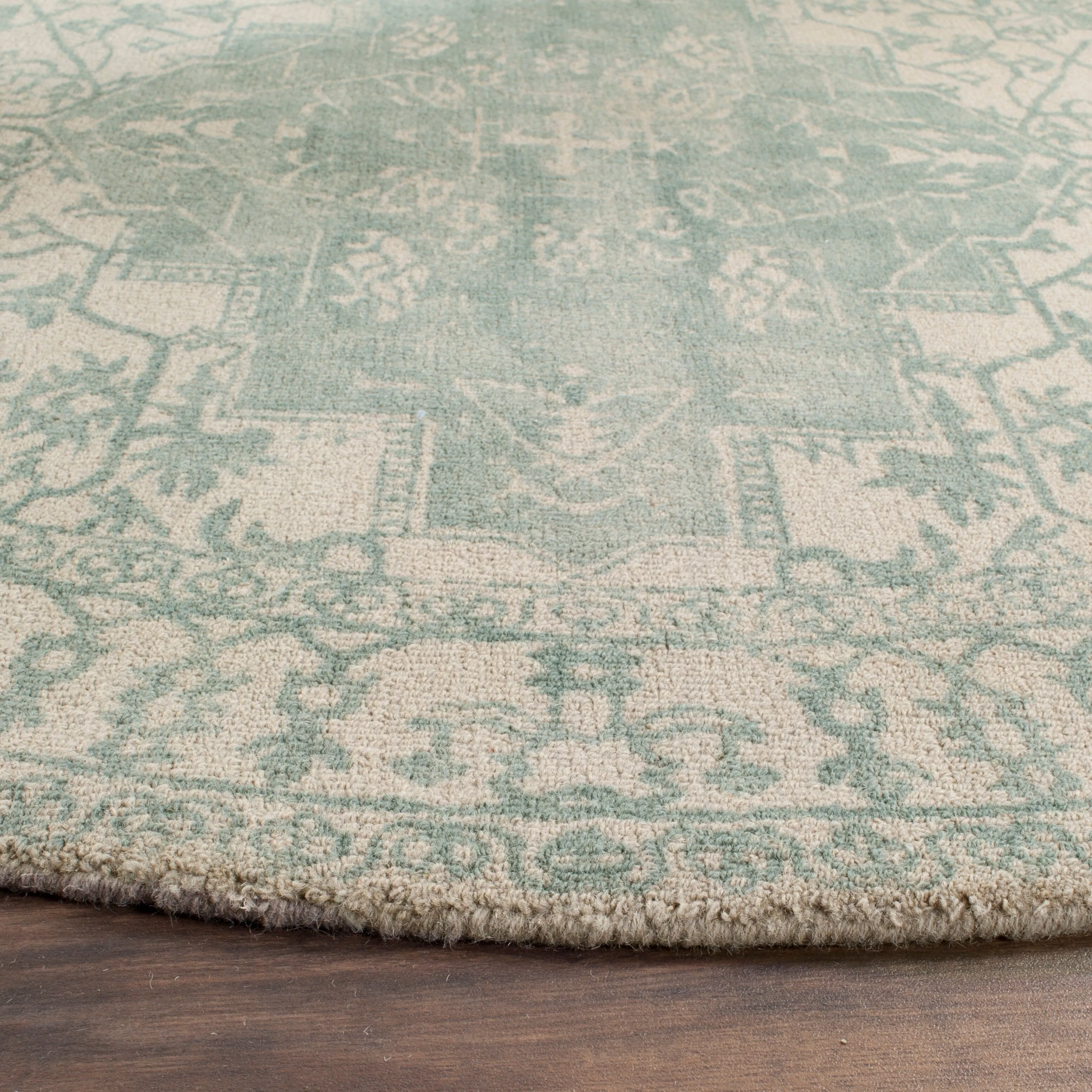 SAFAVIEH Handmade Restoration Vintage Boho Grisha Oriental Wool Rug