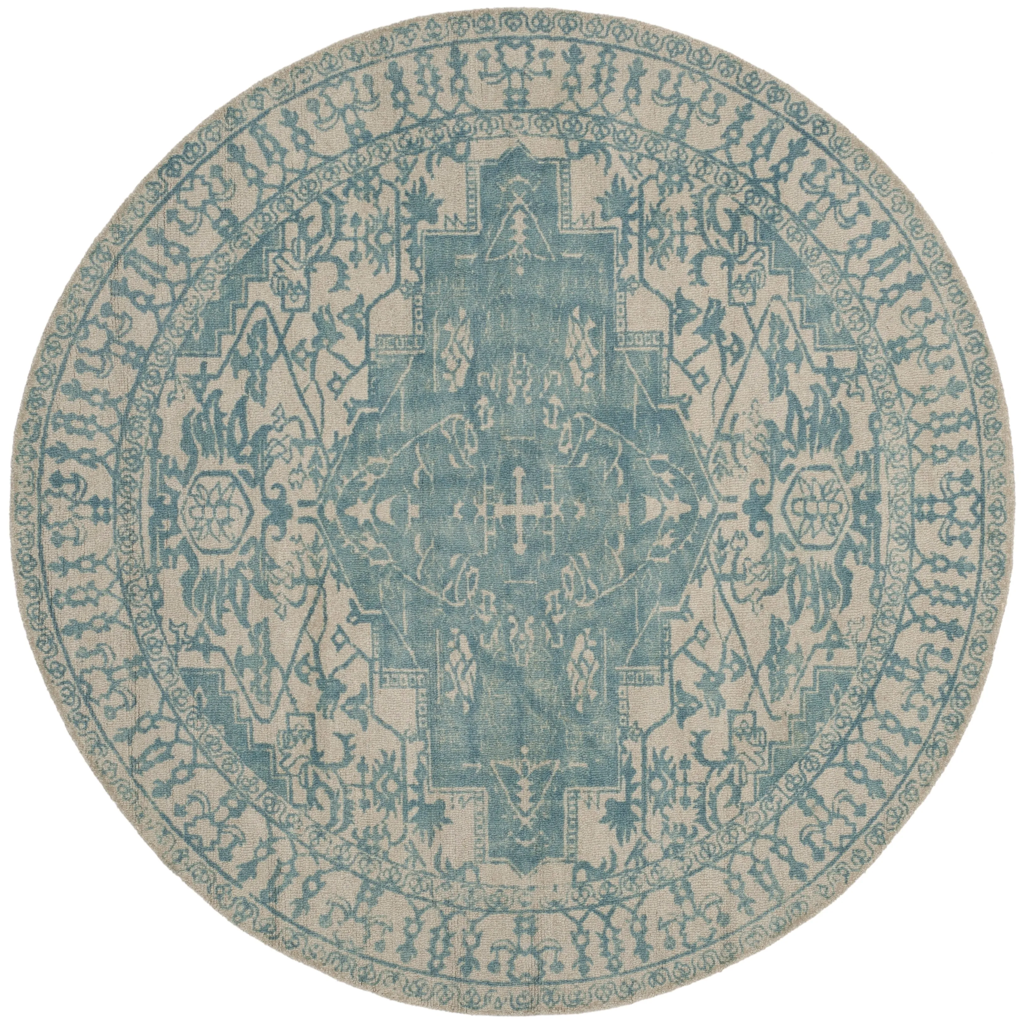 SAFAVIEH Handmade Restoration Vintage Boho Grisha Oriental Wool Rug