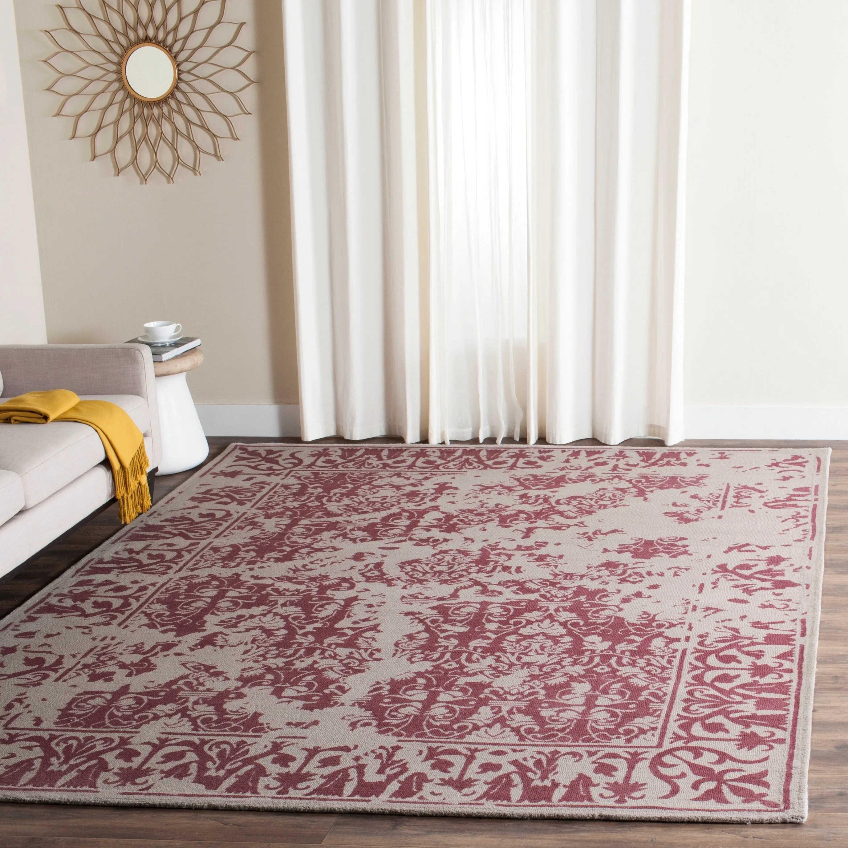 SAFAVIEH Handmade Restoration Vintage Distressed Boho Amani Oriental Wool