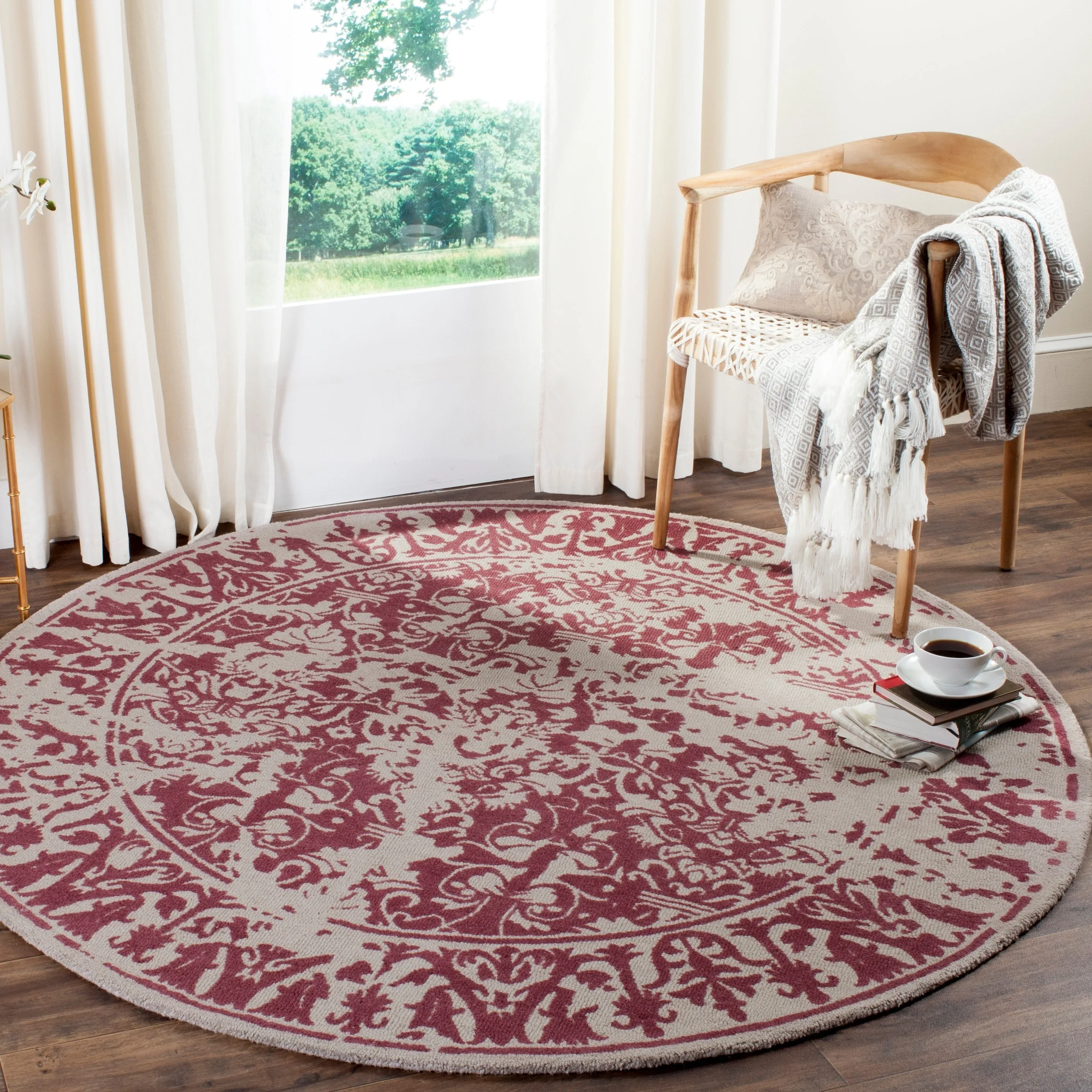 SAFAVIEH Handmade Restoration Vintage Distressed Boho Amani Oriental Wool