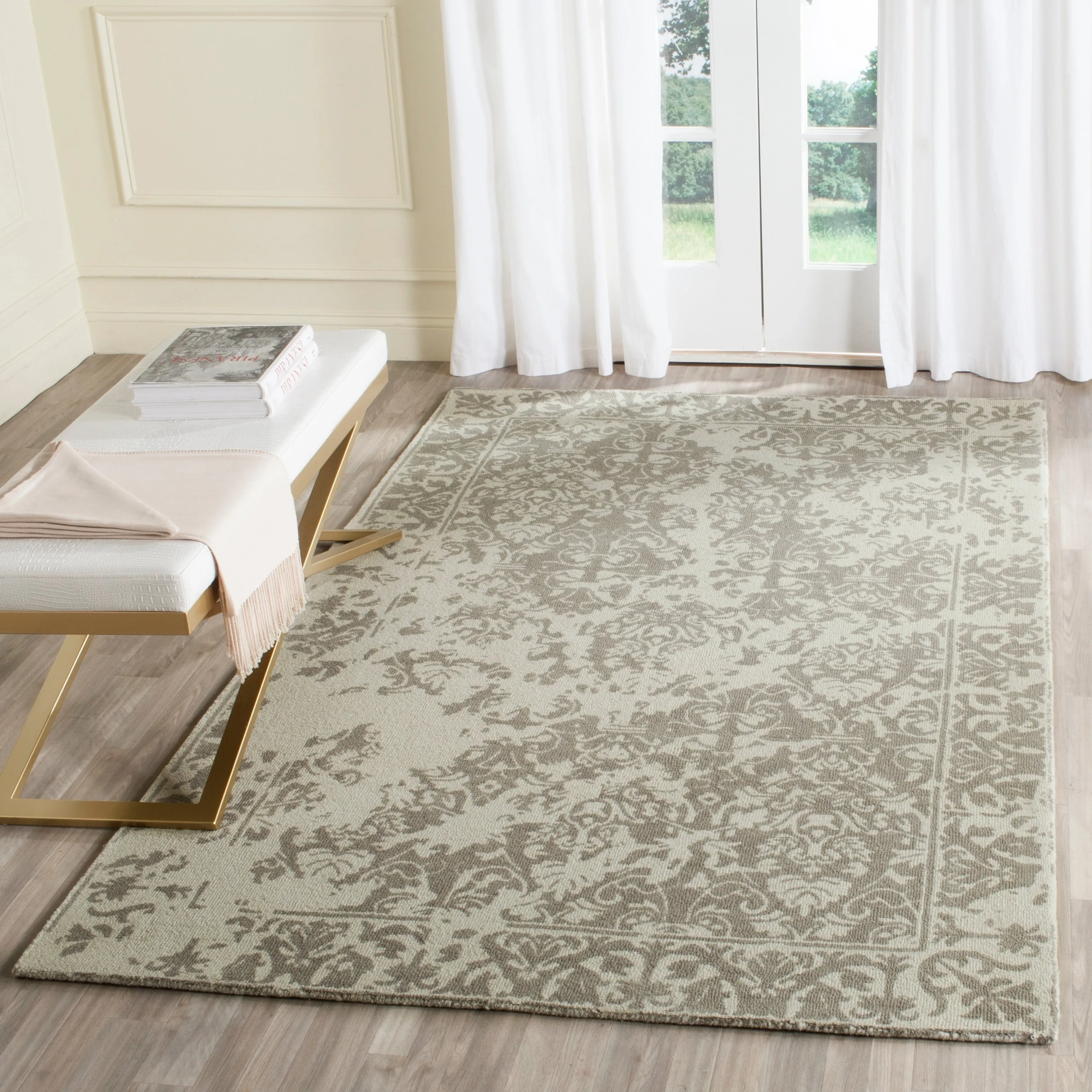 SAFAVIEH Handmade Restoration Vintage Distressed Boho Amani Oriental Wool