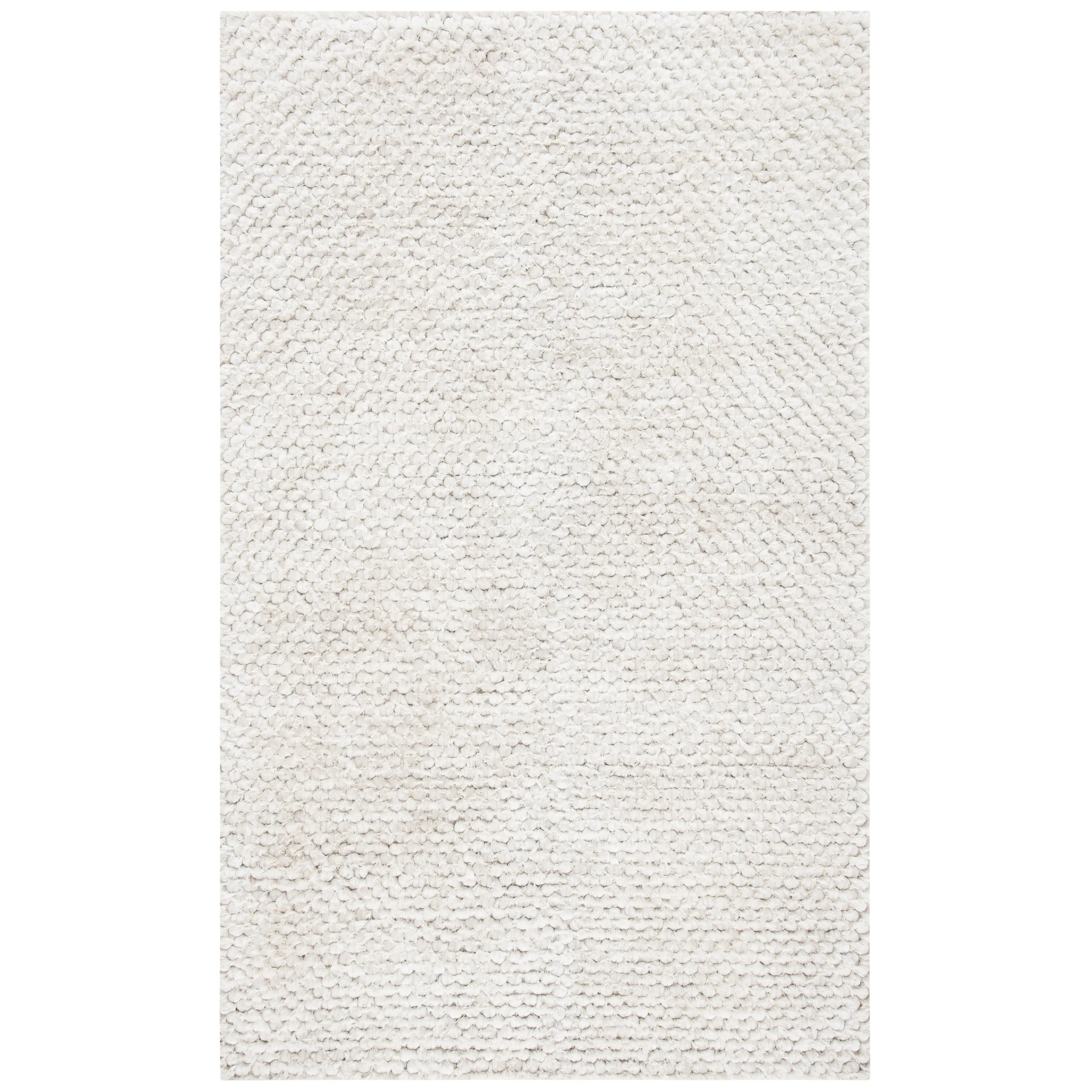 SAFAVIEH Handmade Saint Shantell Shag Yuiko Solid Polyester Rug