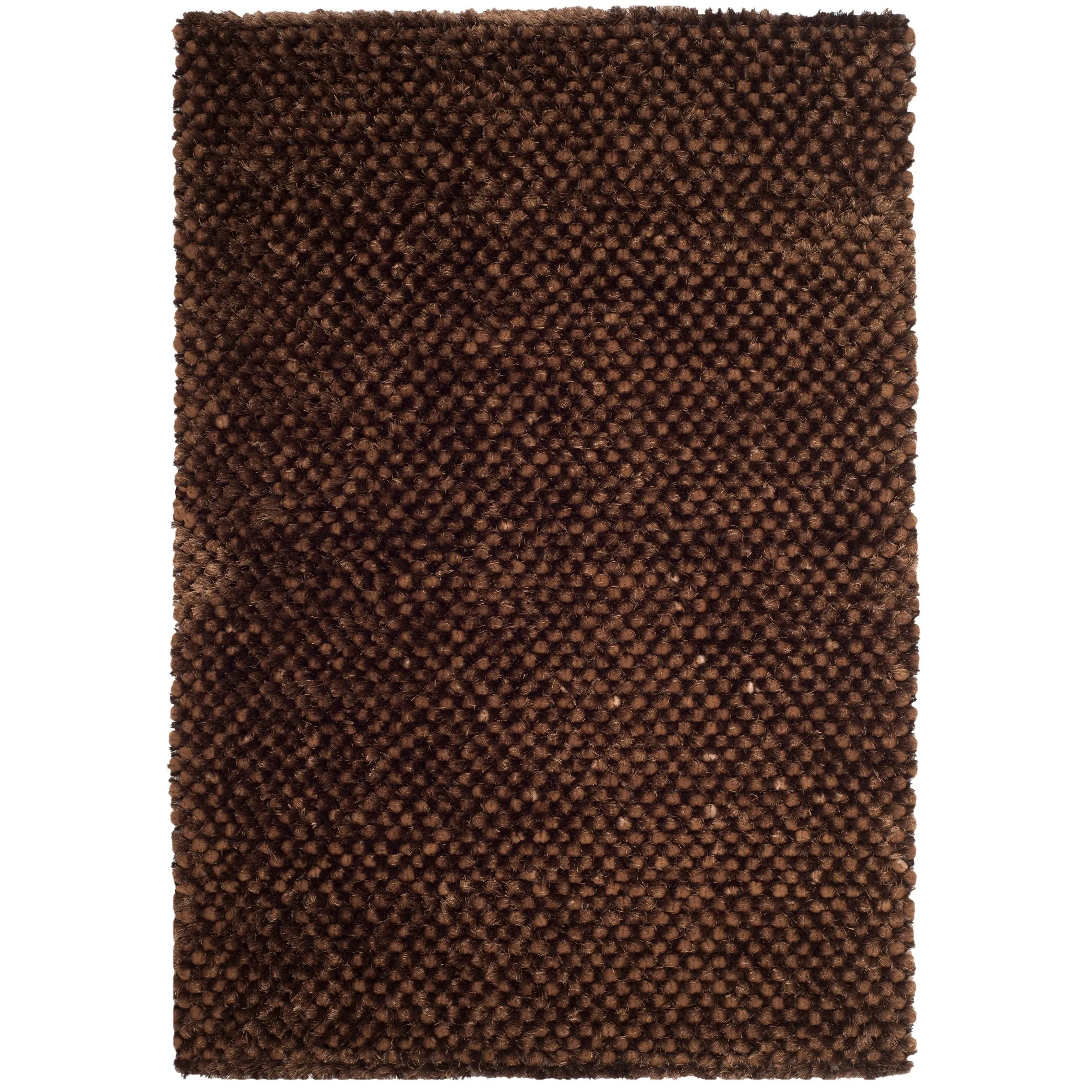 SAFAVIEH Handmade Saint Shantell Shag Yuiko Solid Polyester Rug