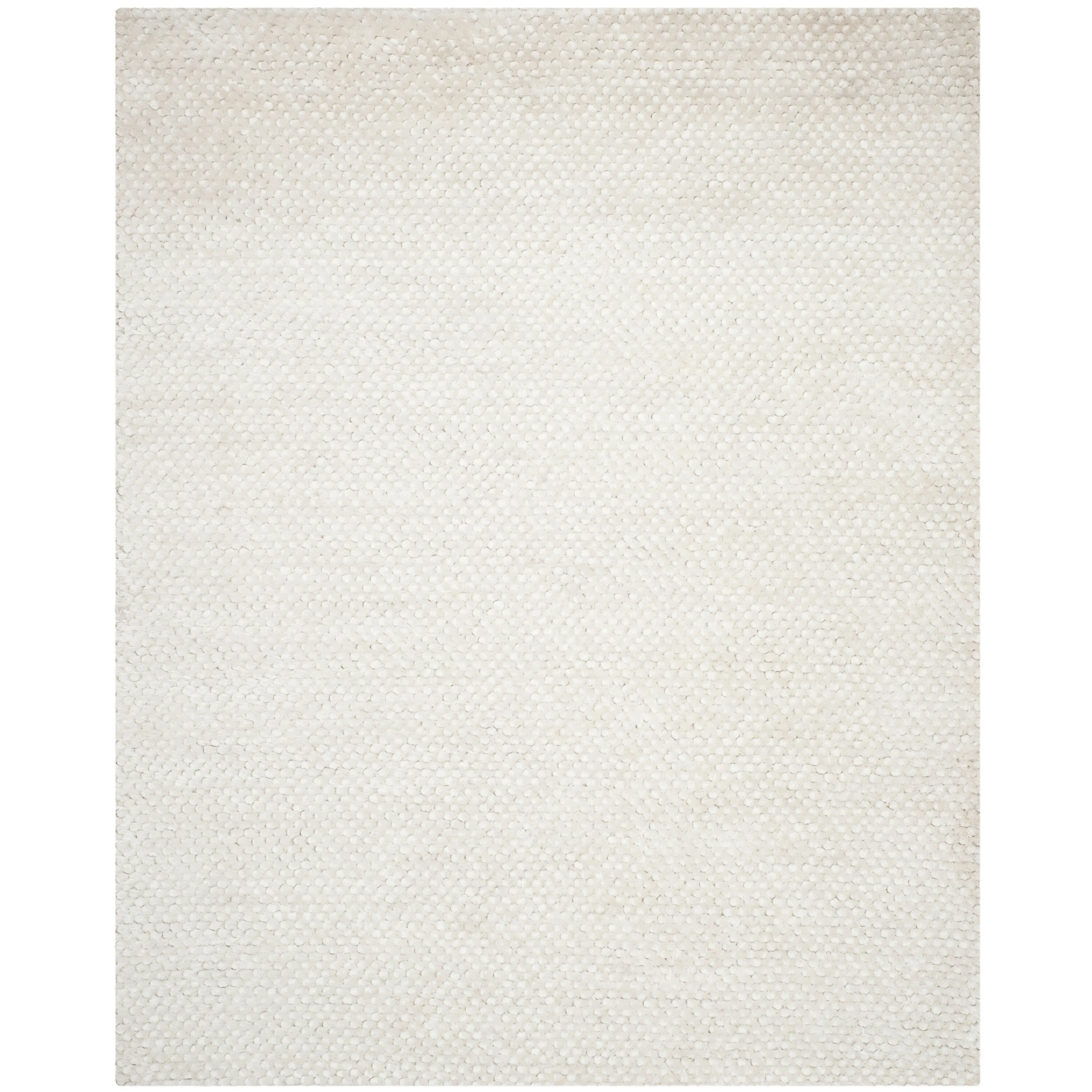 SAFAVIEH Handmade Saint Shantell Shag Yuiko Solid Polyester Rug