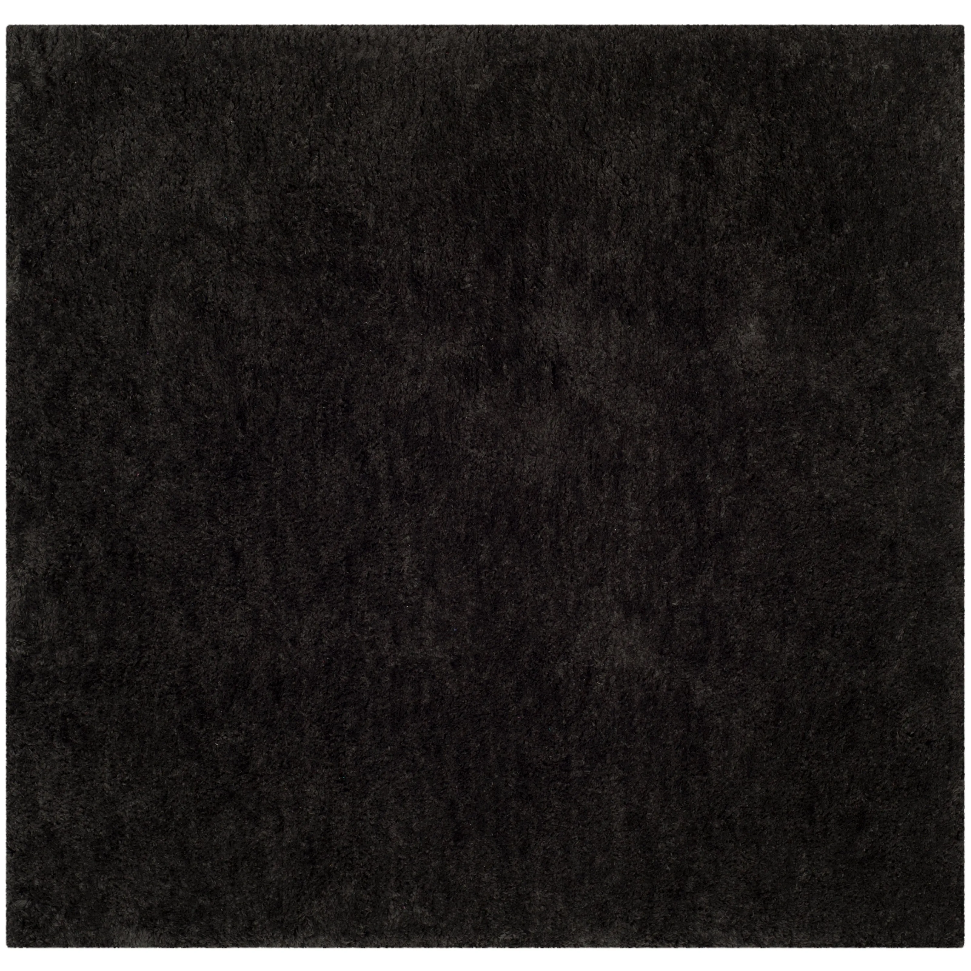 SAFAVIEH Handmade Sheep Shag Dochia Solid Polyester Rug