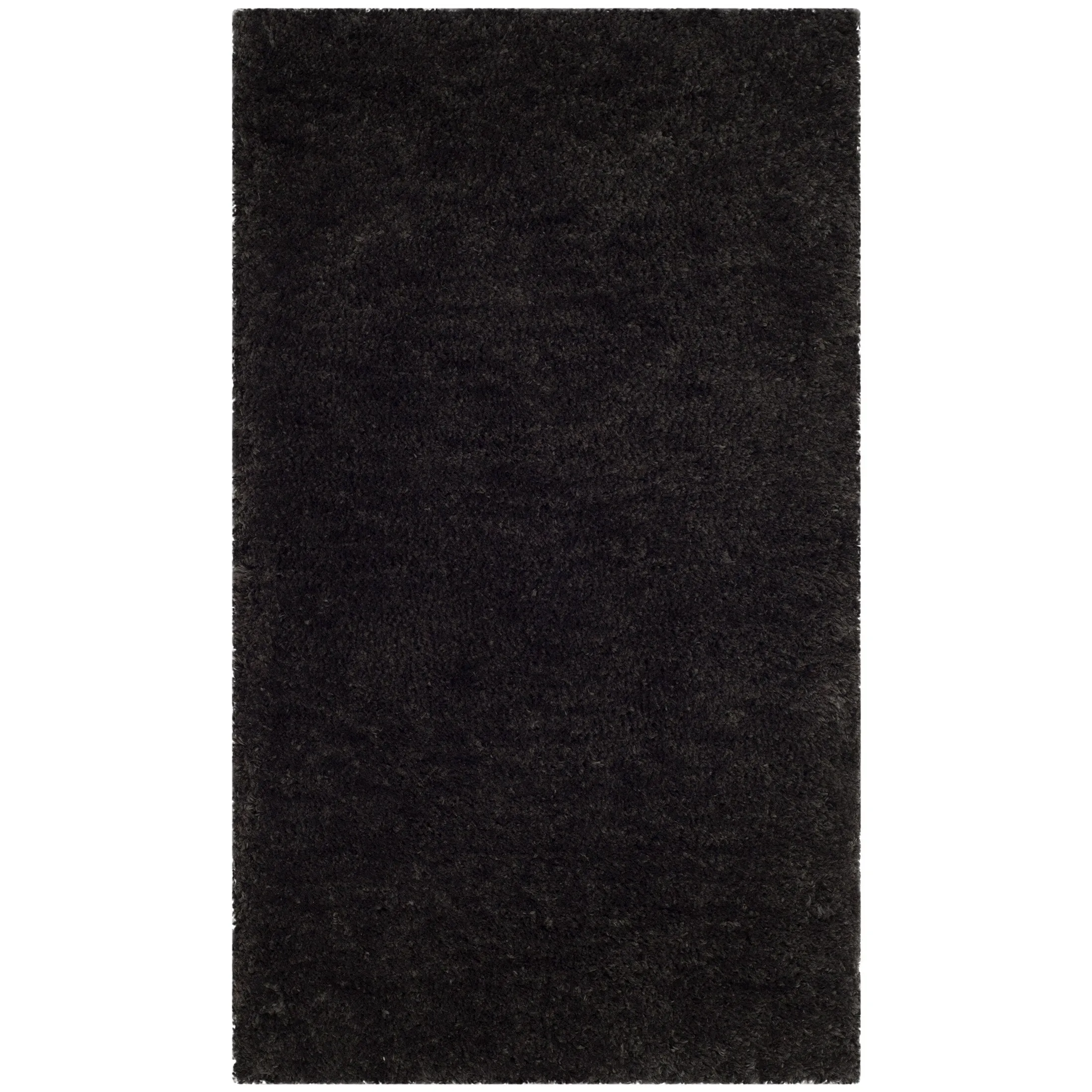 SAFAVIEH Handmade Sheep Shag Dochia Solid Polyester Rug