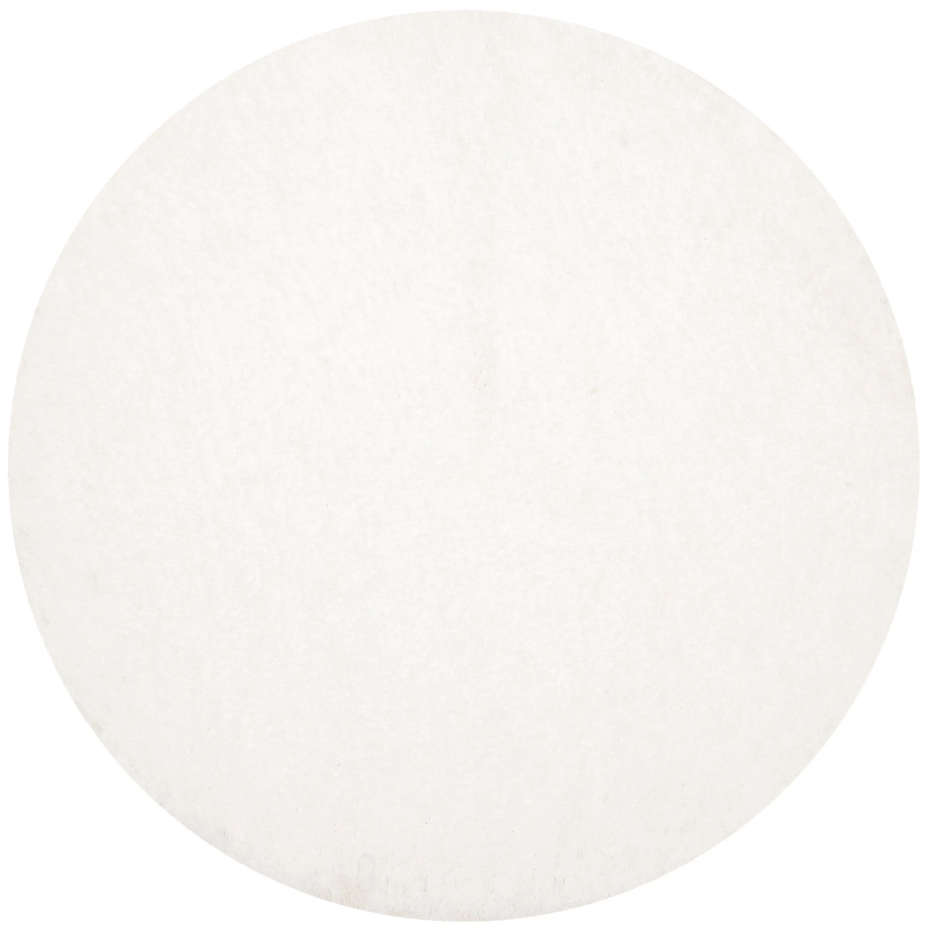 SAFAVIEH Handmade Sheep Shag Dochia Solid Polyester Rug