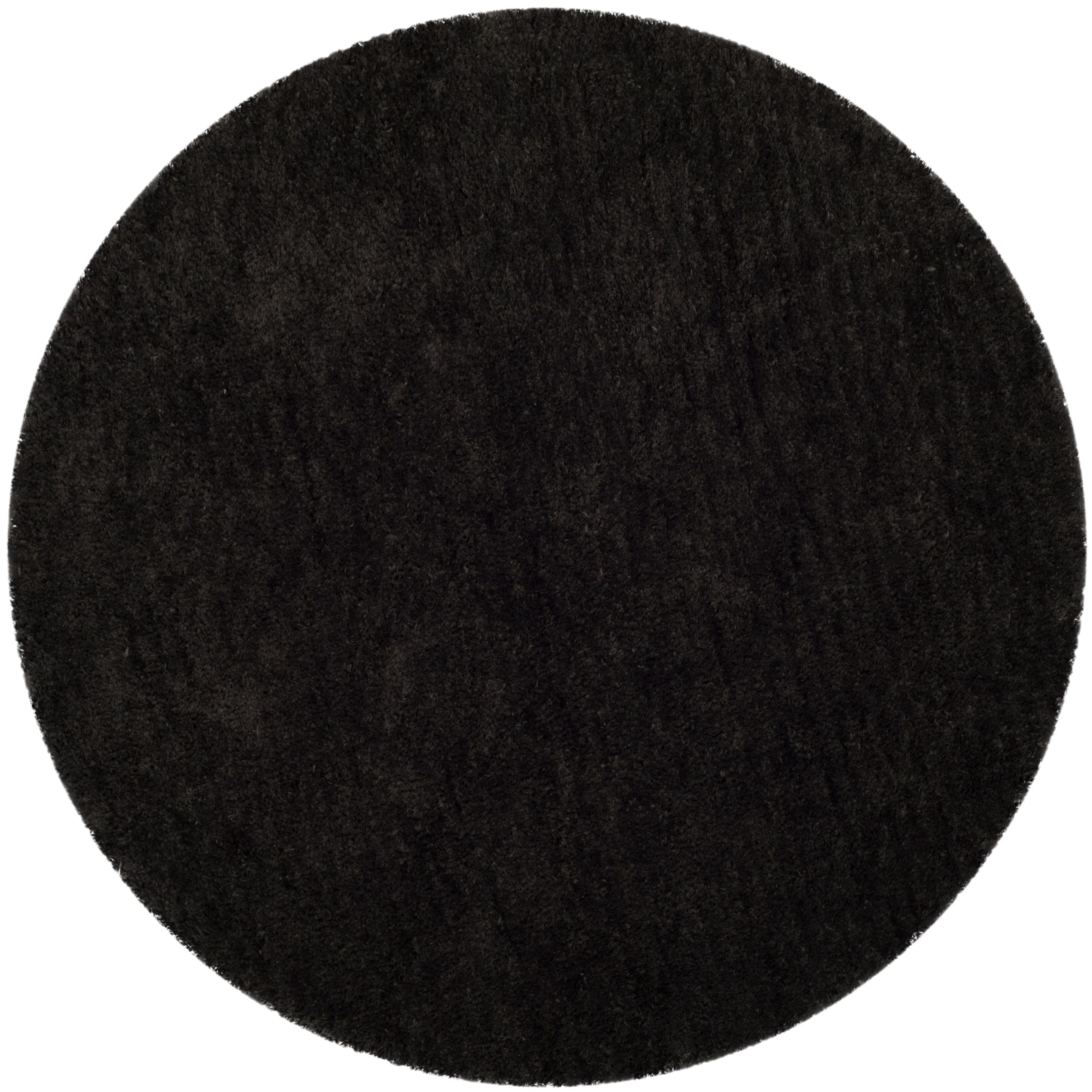 SAFAVIEH Handmade Sheep Shag Dochia Solid Polyester Rug