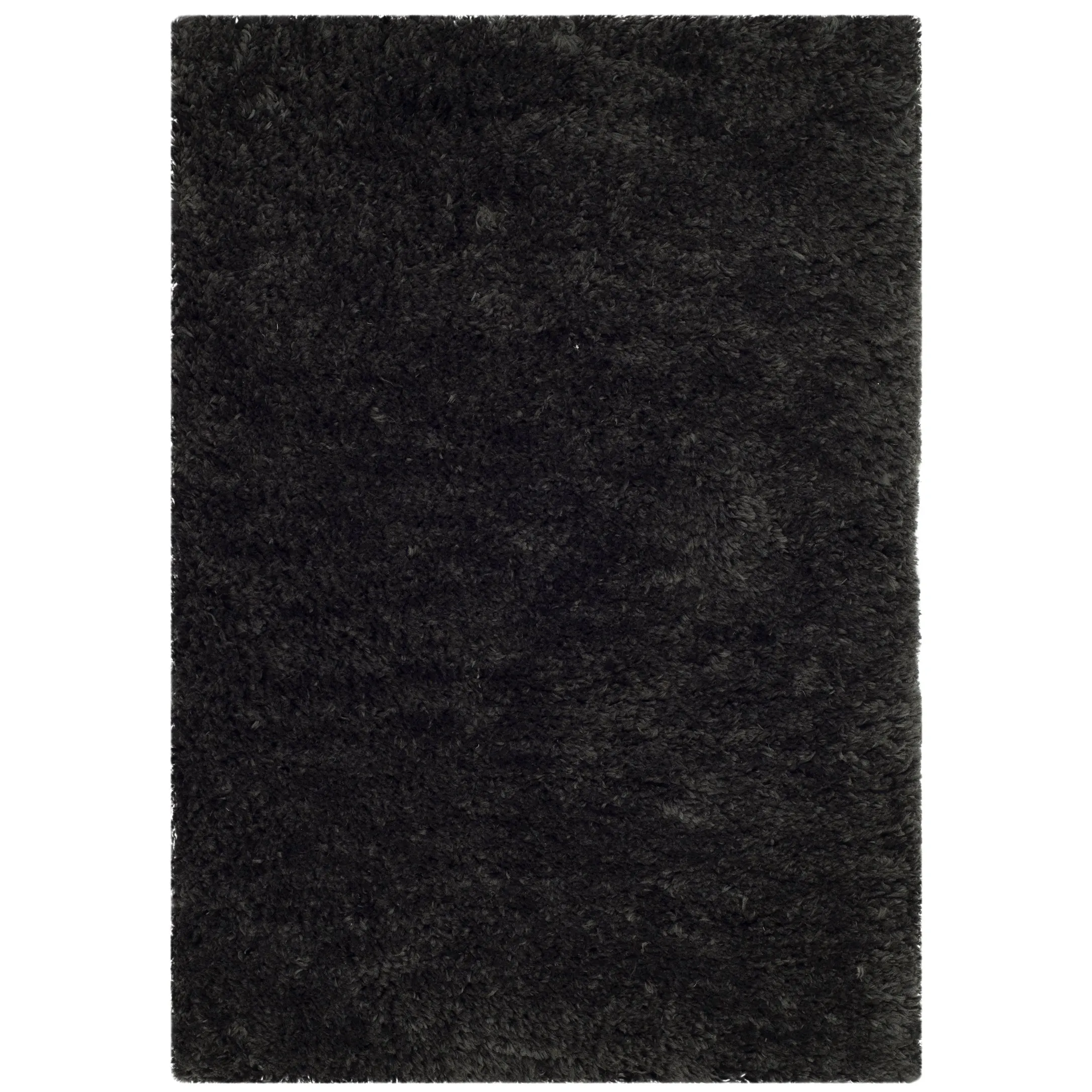SAFAVIEH Handmade Sheep Shag Dochia Solid Polyester Rug