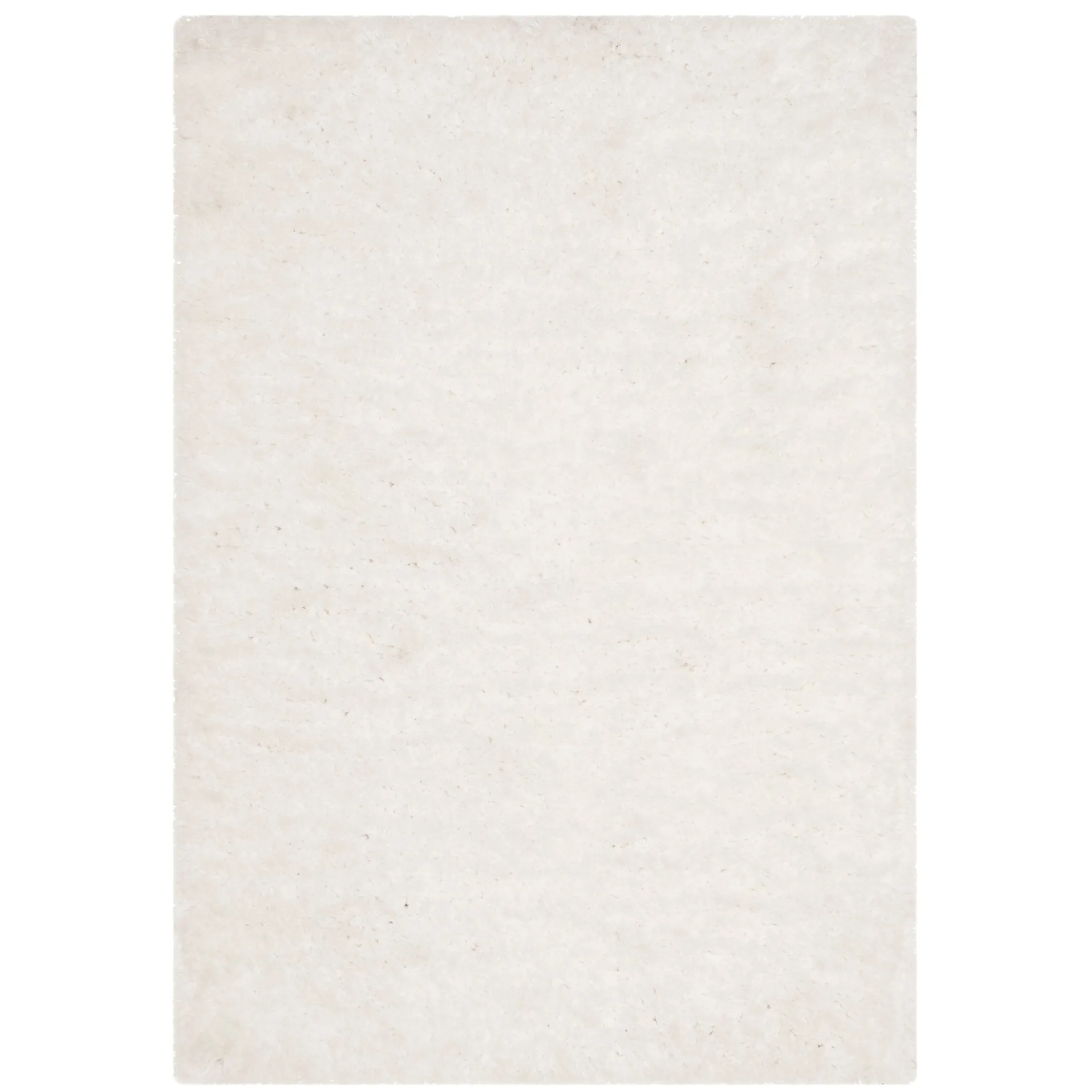 SAFAVIEH Handmade Sheep Shag Dochia Solid Polyester Rug