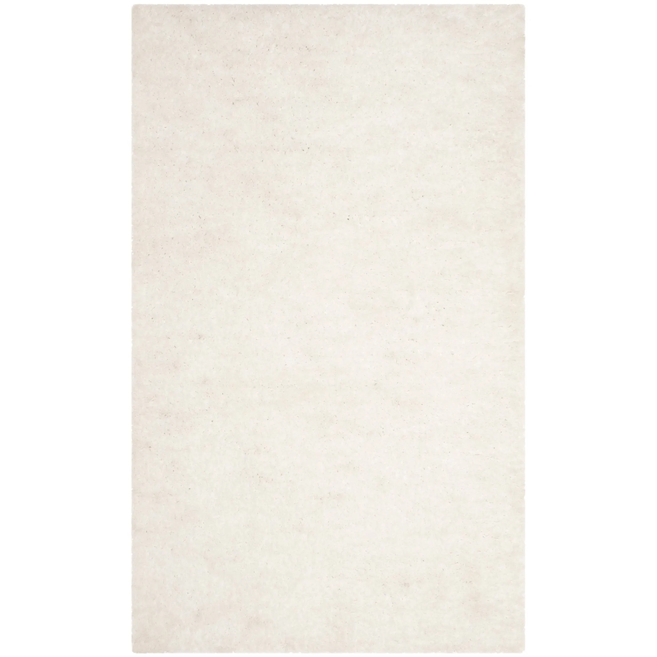 SAFAVIEH Handmade Sheep Shag Dochia Solid Polyester Rug