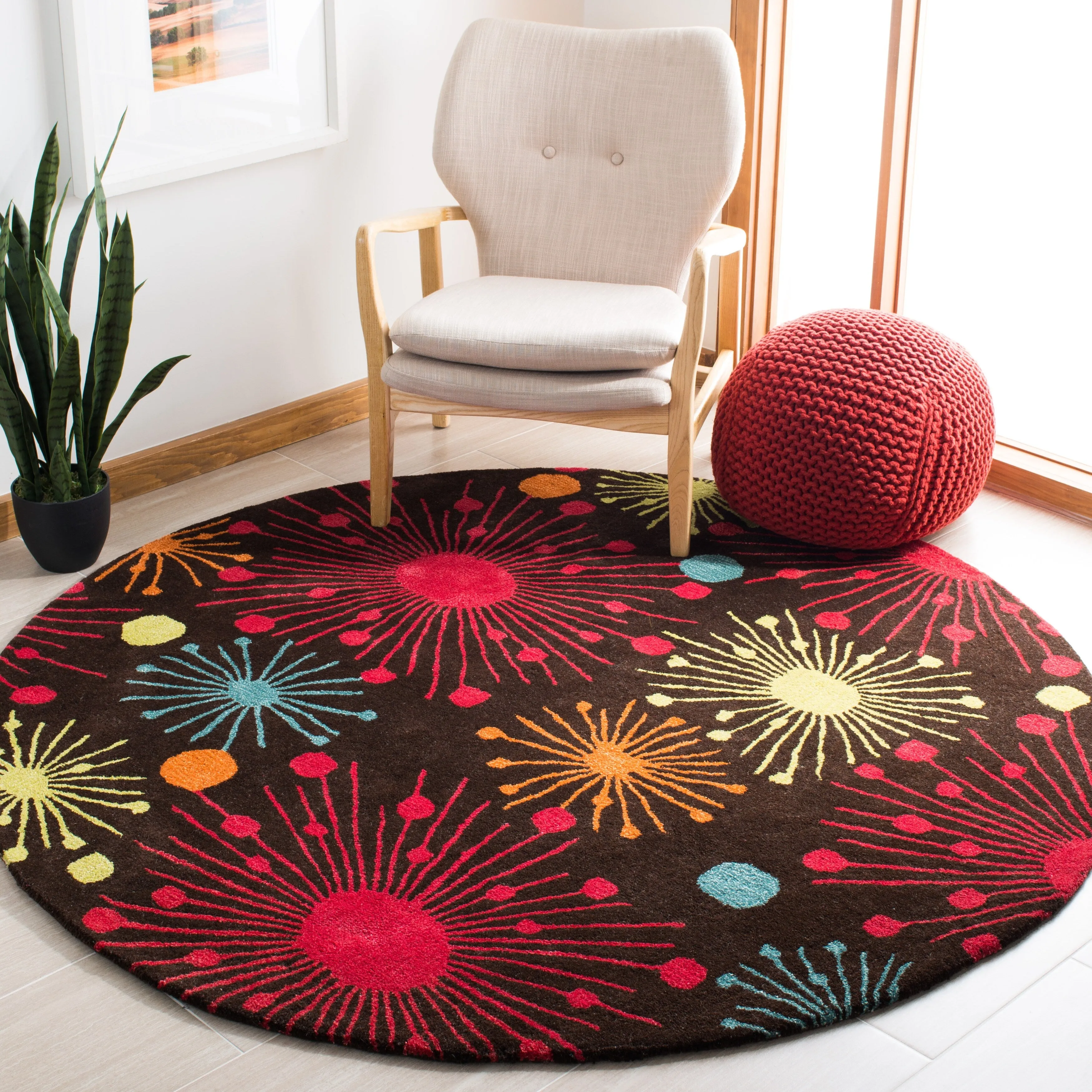 SAFAVIEH Handmade Soho Cristen Cosmos N.Z. Wool Rug
