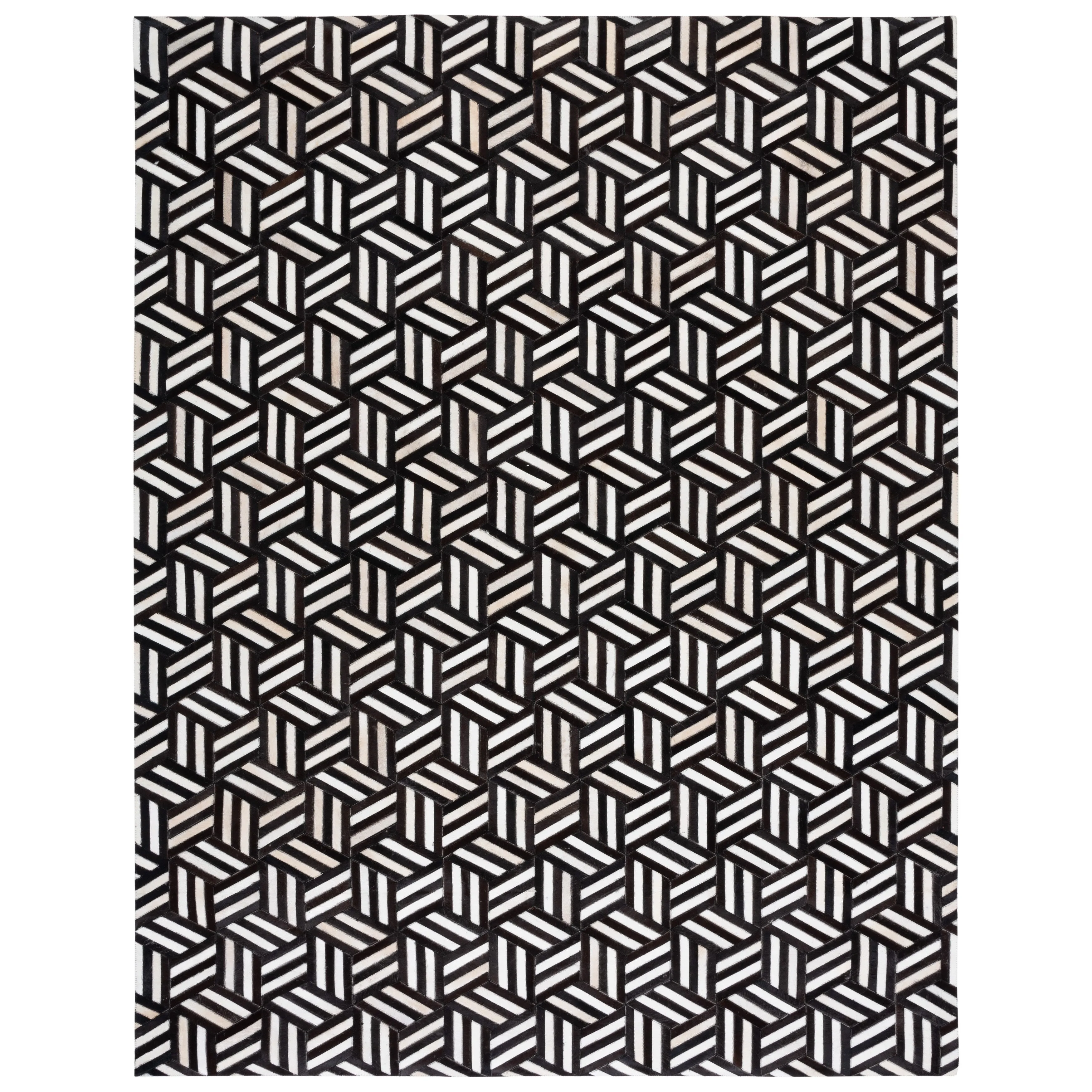 SAFAVIEH Handmade Studio Leather Farrah Modern Leather Rug