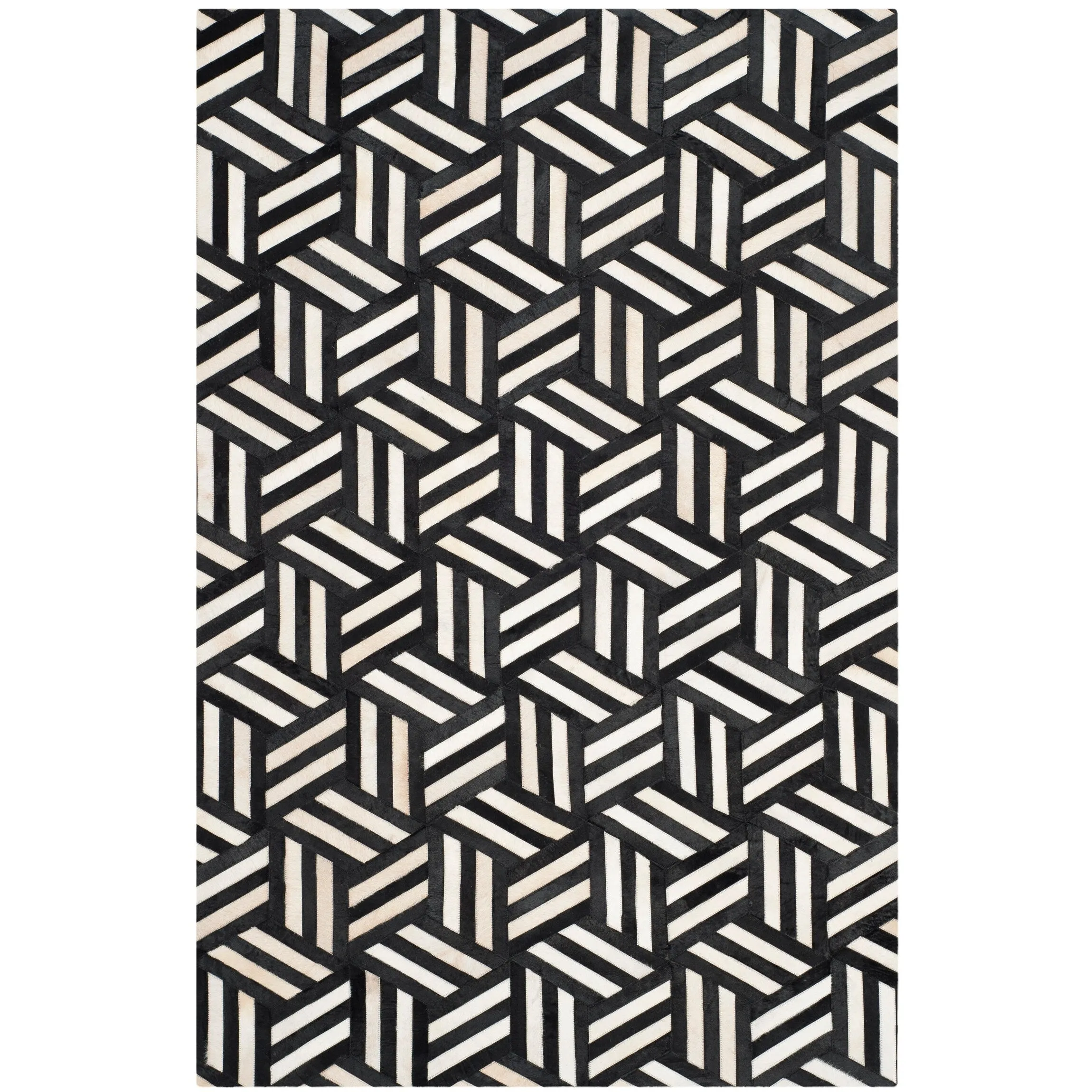 SAFAVIEH Handmade Studio Leather Farrah Modern Leather Rug