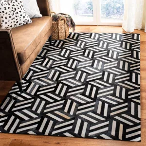 SAFAVIEH Handmade Studio Leather Farrah Modern Leather Rug