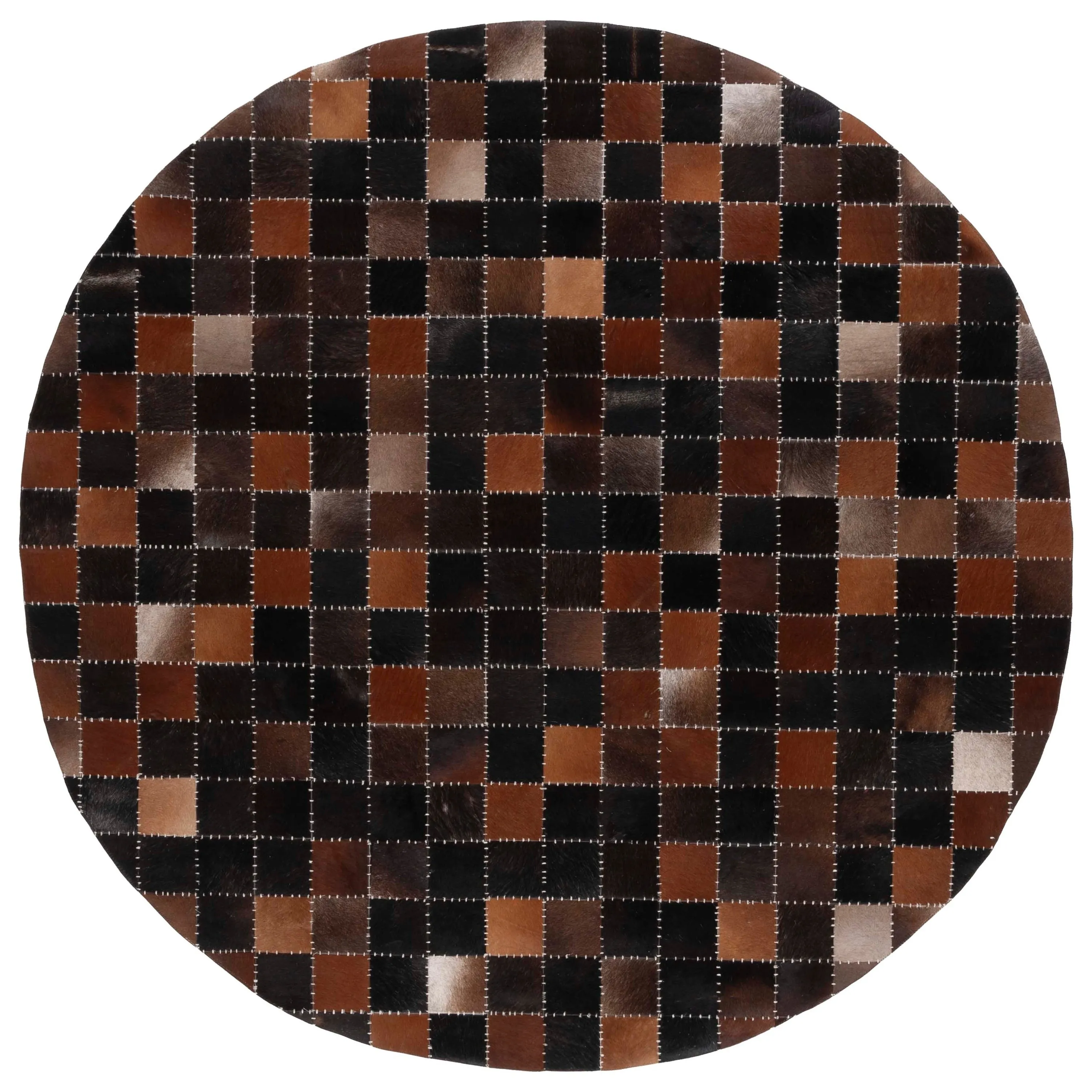 SAFAVIEH Handmade Studio Leather Luciana Natural Hide Leather Rug