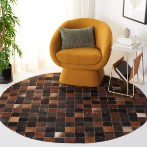 SAFAVIEH Handmade Studio Leather Luciana Natural Hide Leather Rug
