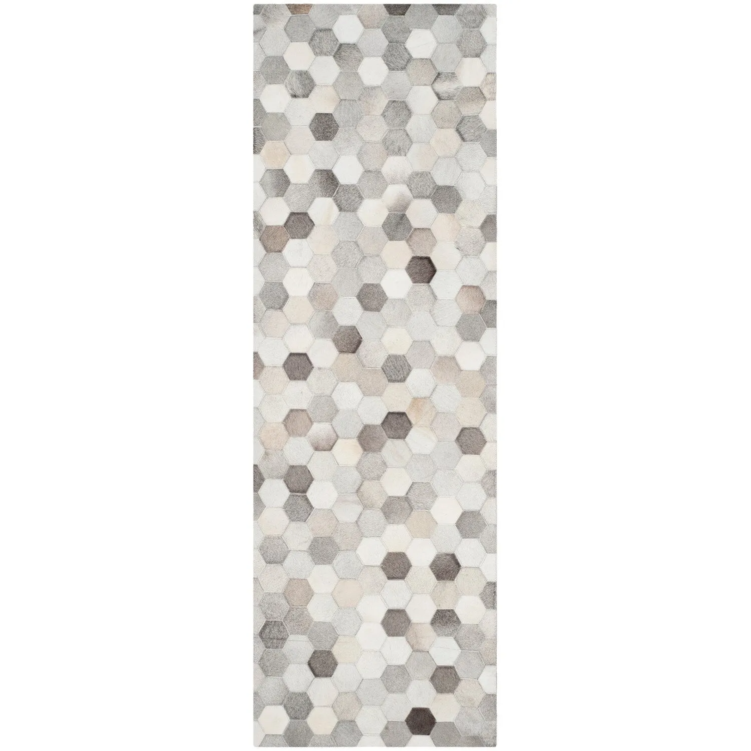 SAFAVIEH Handmade Studio Leather Nadia Modern Leather Rug