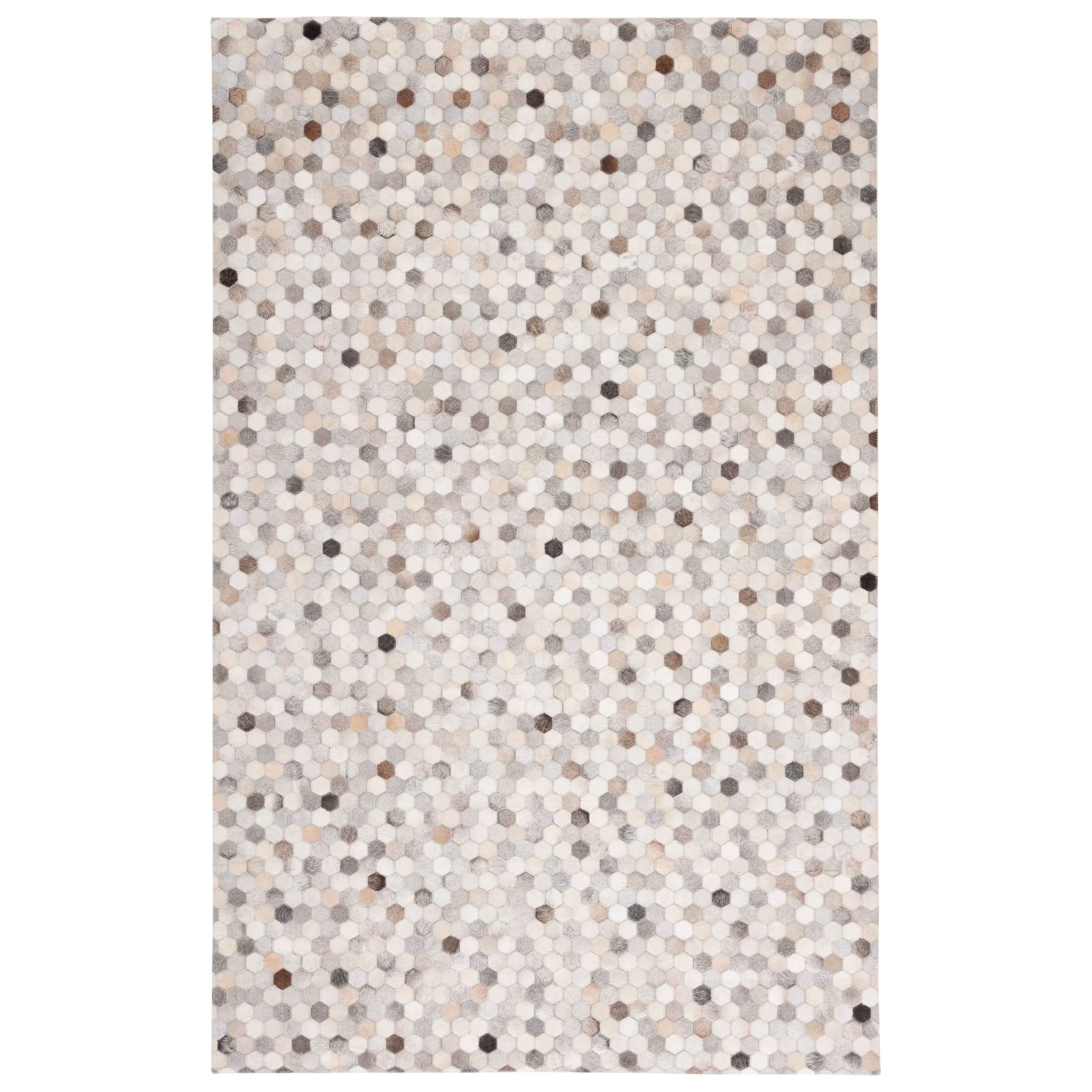 SAFAVIEH Handmade Studio Leather Nadia Modern Leather Rug