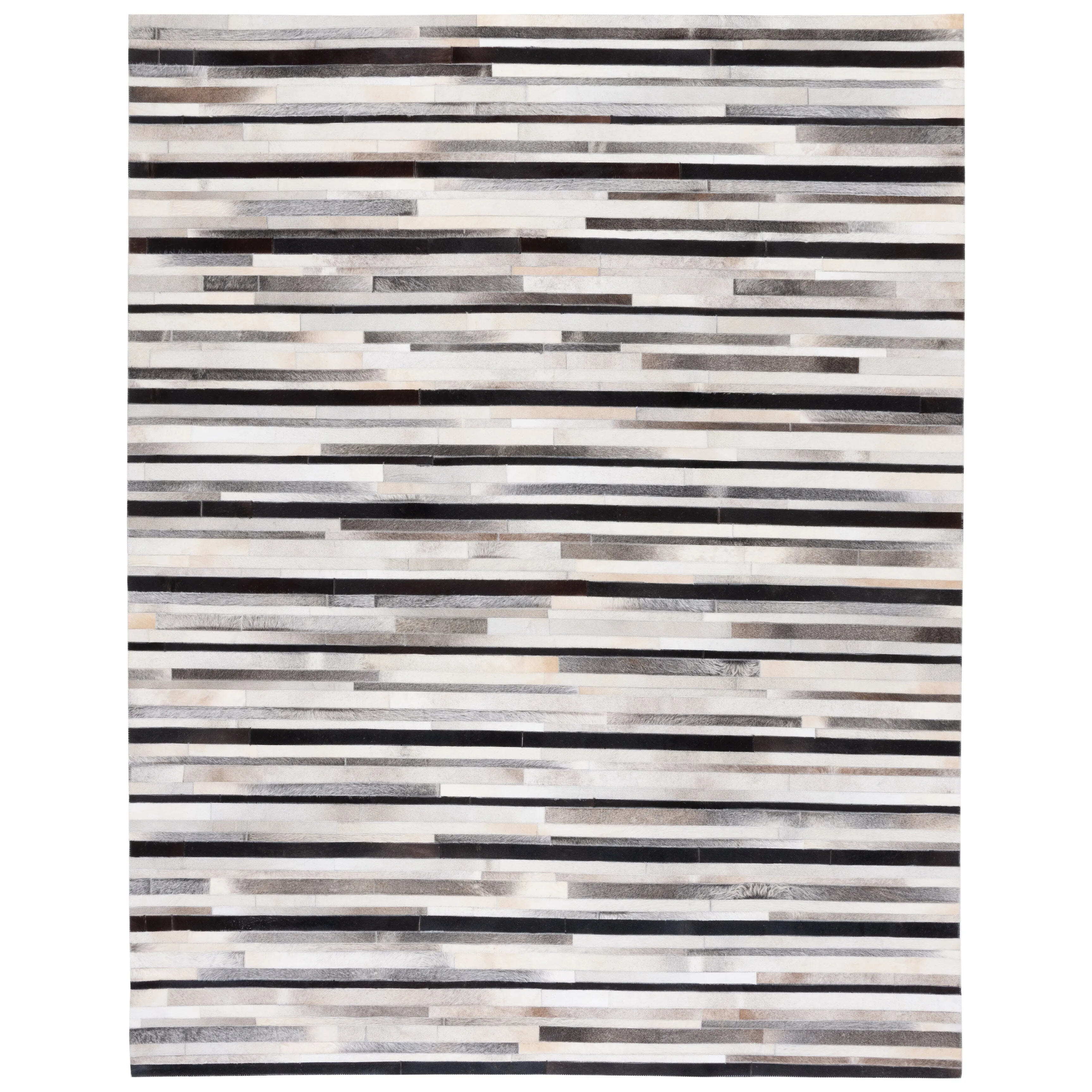 SAFAVIEH Handmade Studio Leather Syreeta Natural Hide Leather Rug
