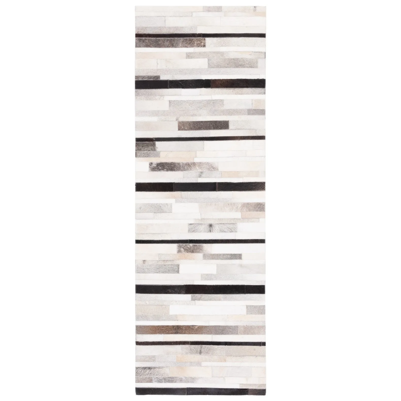 SAFAVIEH Handmade Studio Leather Syreeta Natural Hide Leather Rug