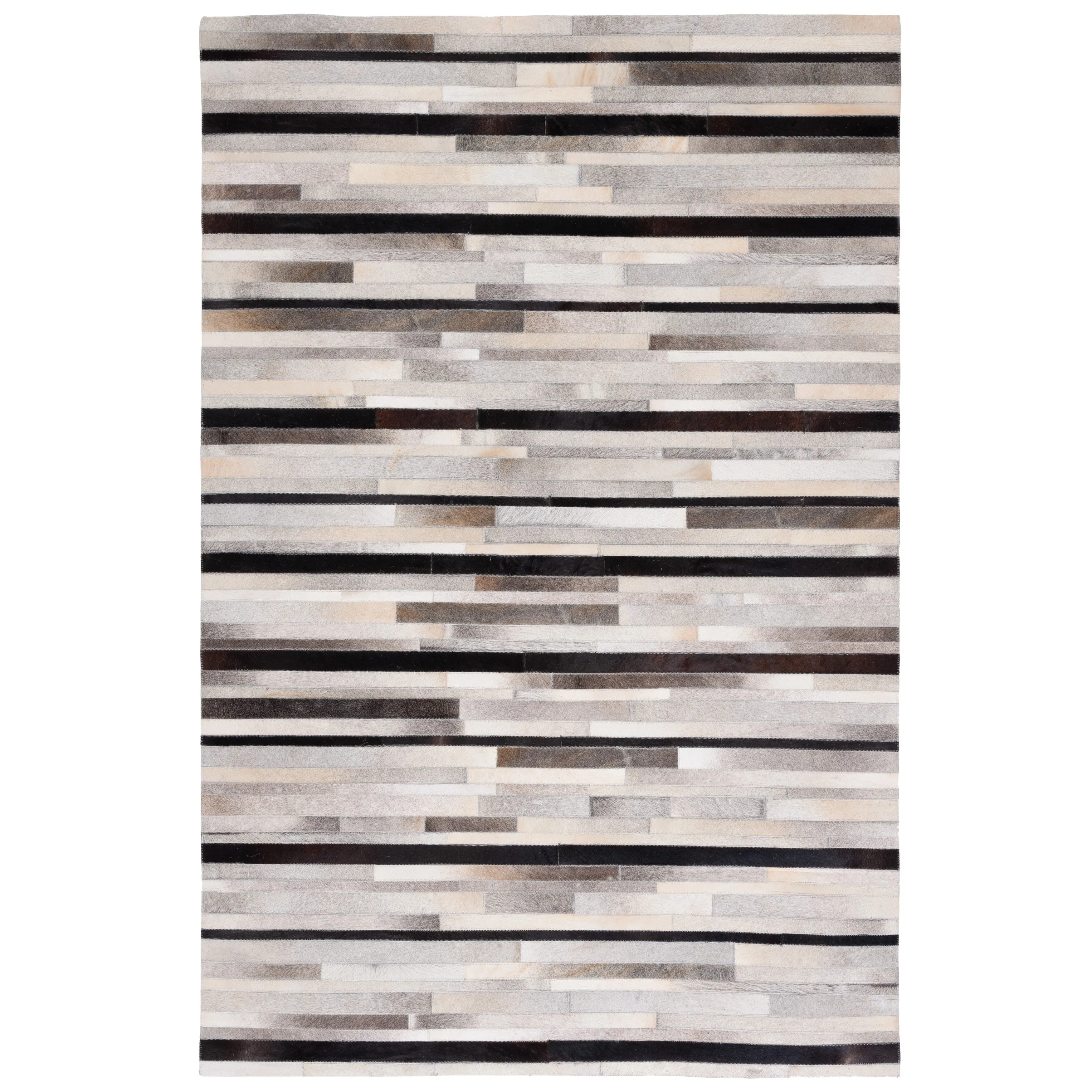 SAFAVIEH Handmade Studio Leather Syreeta Natural Hide Leather Rug