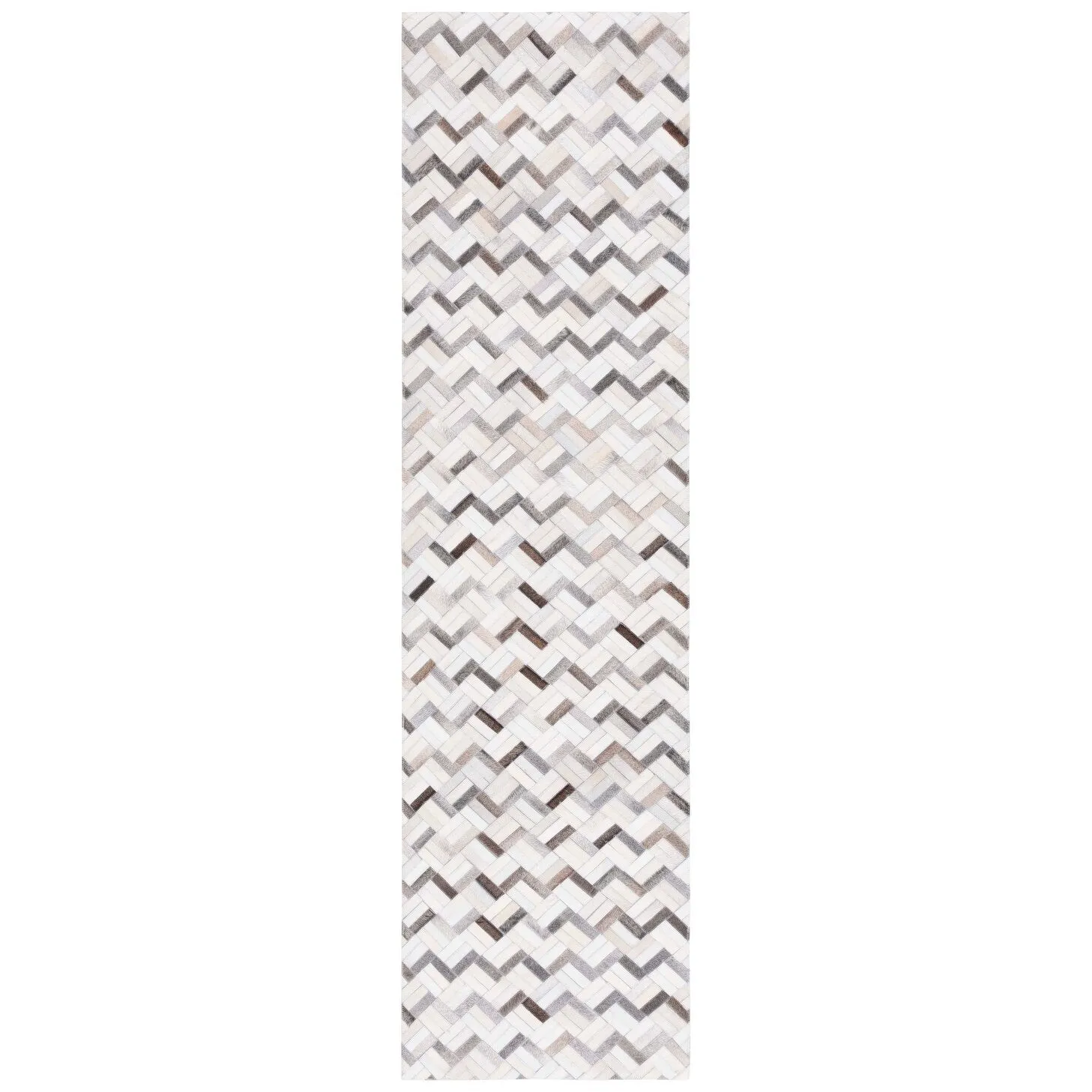SAFAVIEH Handmade Studio Leather Yadira Mid-Century Modern Rug