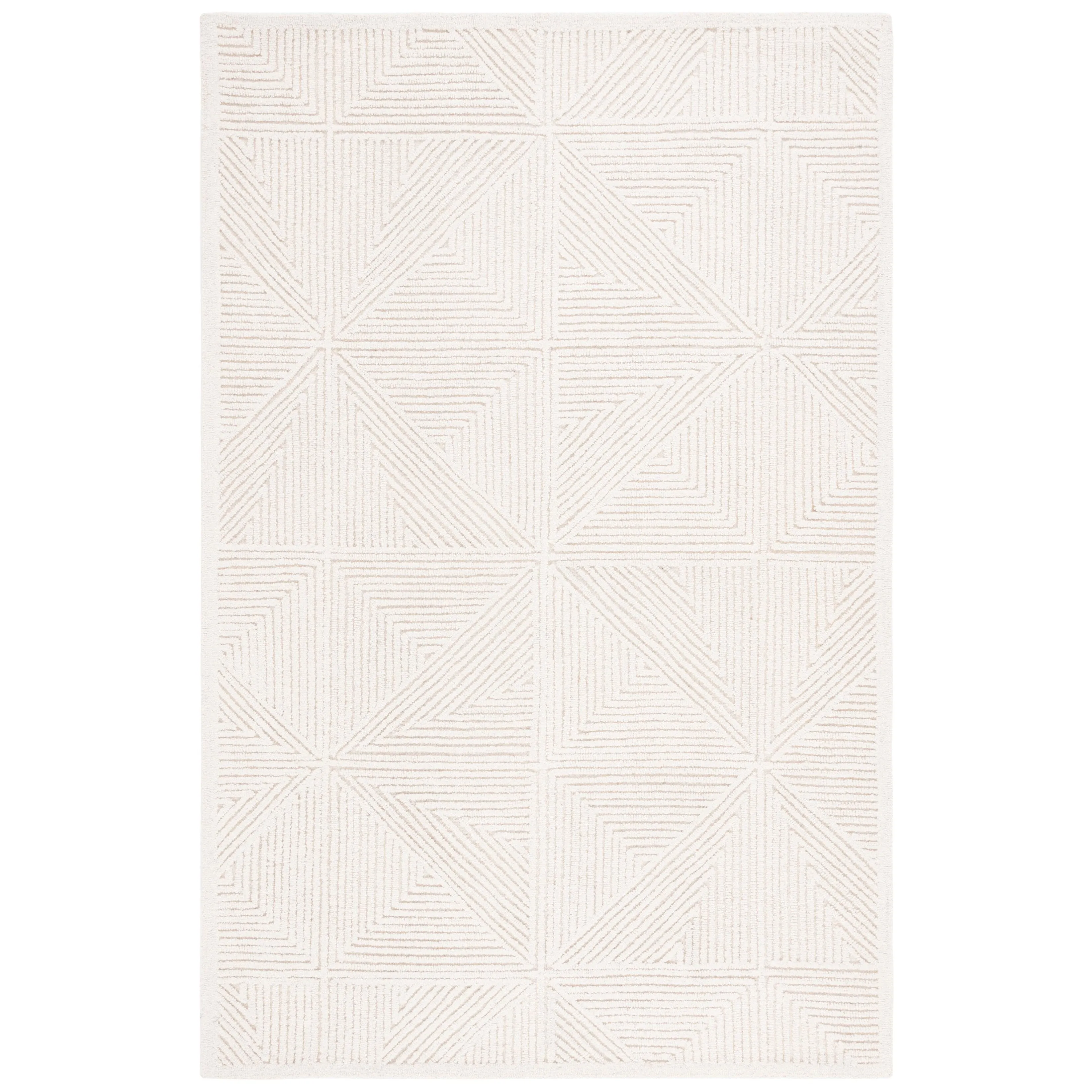 SAFAVIEH Handmade Textural Candida Contemporary Wool Rug