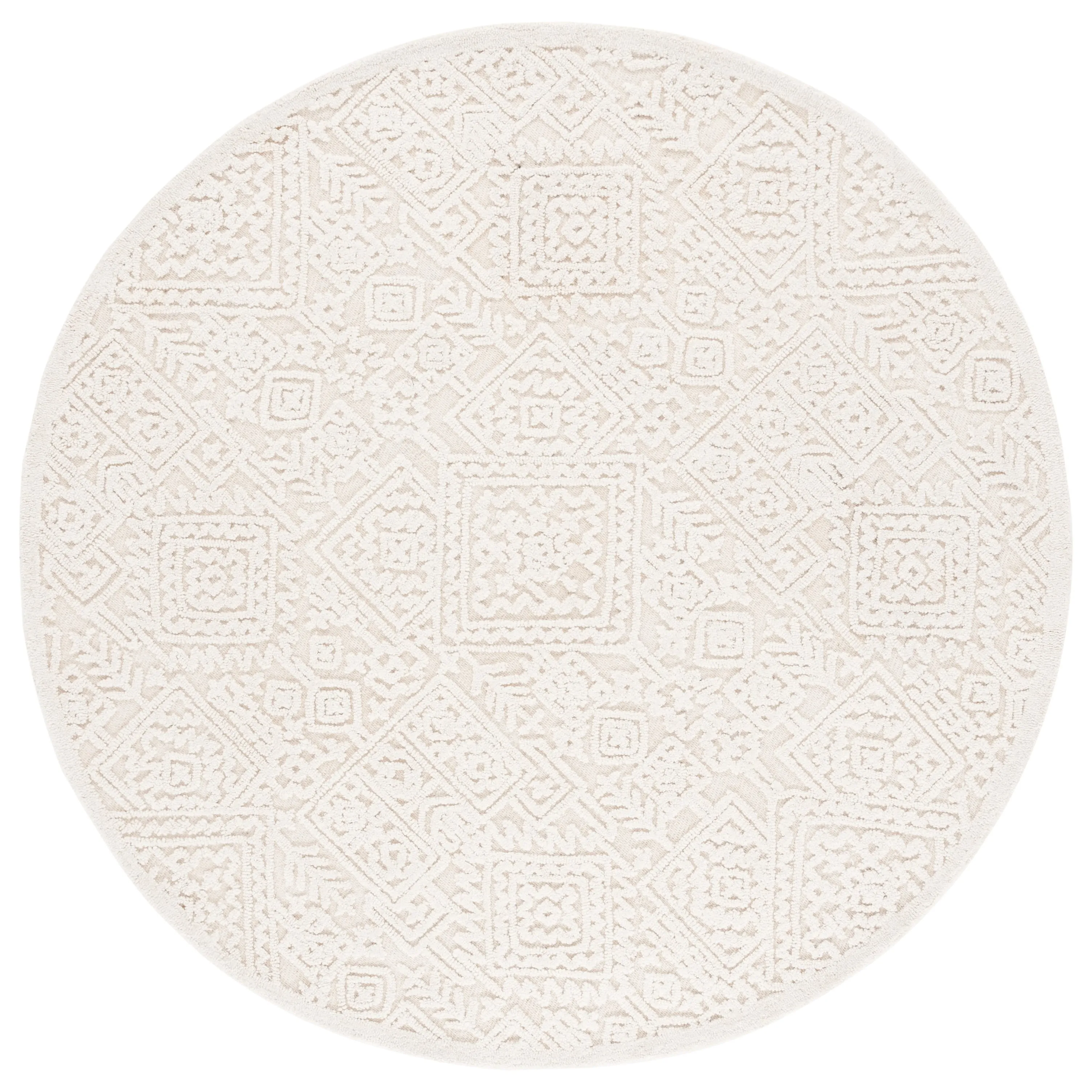 SAFAVIEH Handmade Textural Treena Contemporary Wool Rug