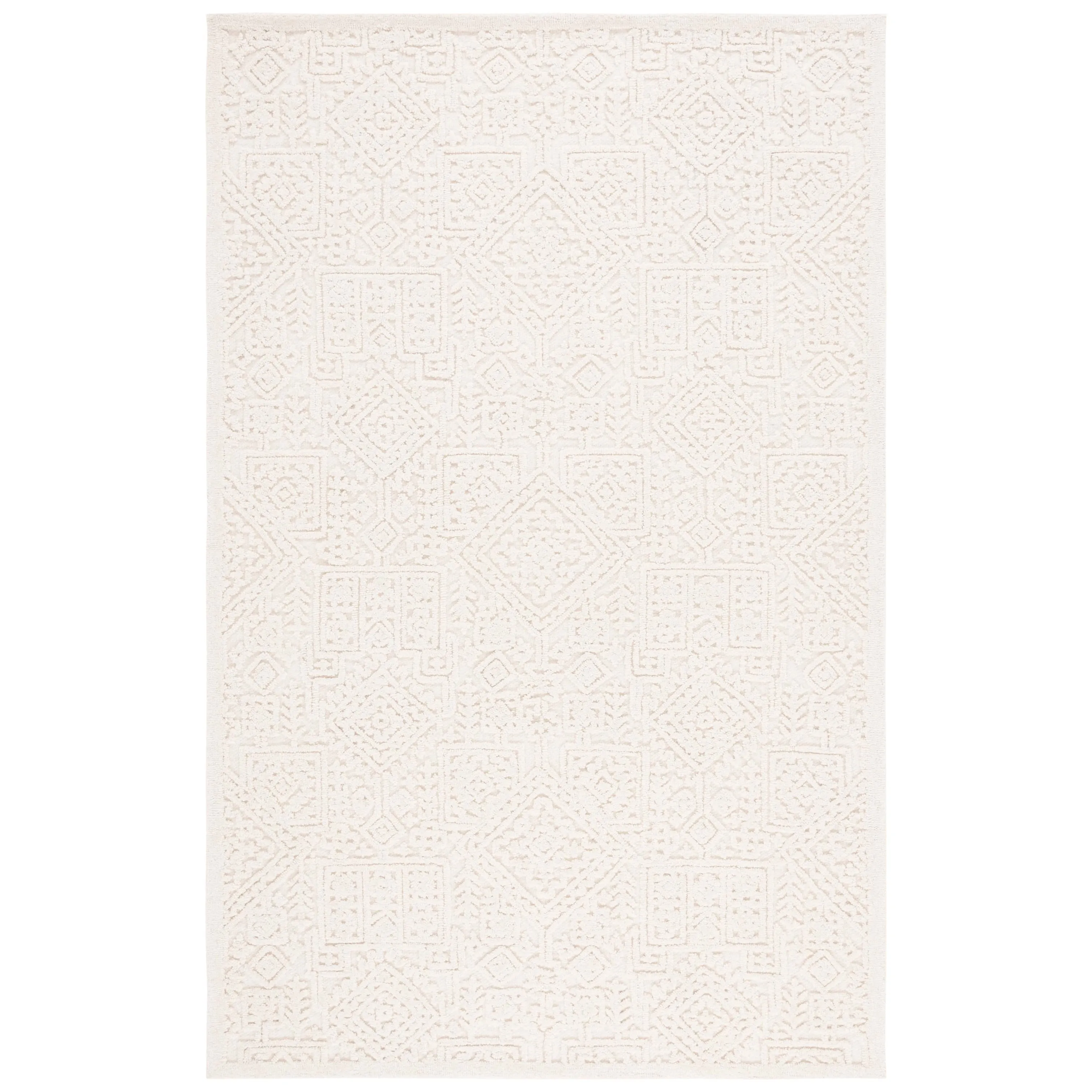 SAFAVIEH Handmade Textural Treena Contemporary Wool Rug