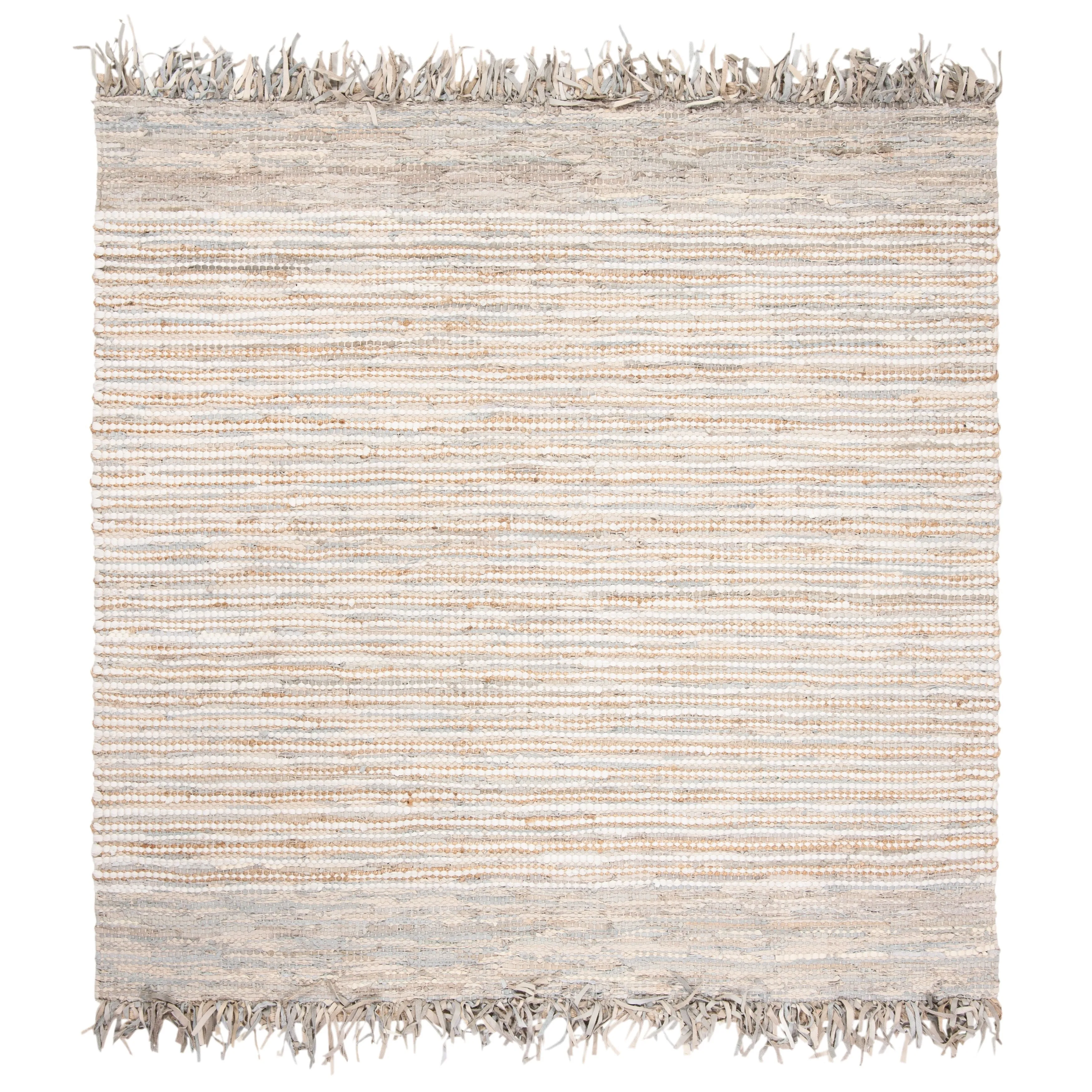 SAFAVIEH Handmade Vintage Boho Leather Lia Modern Stripe Leather