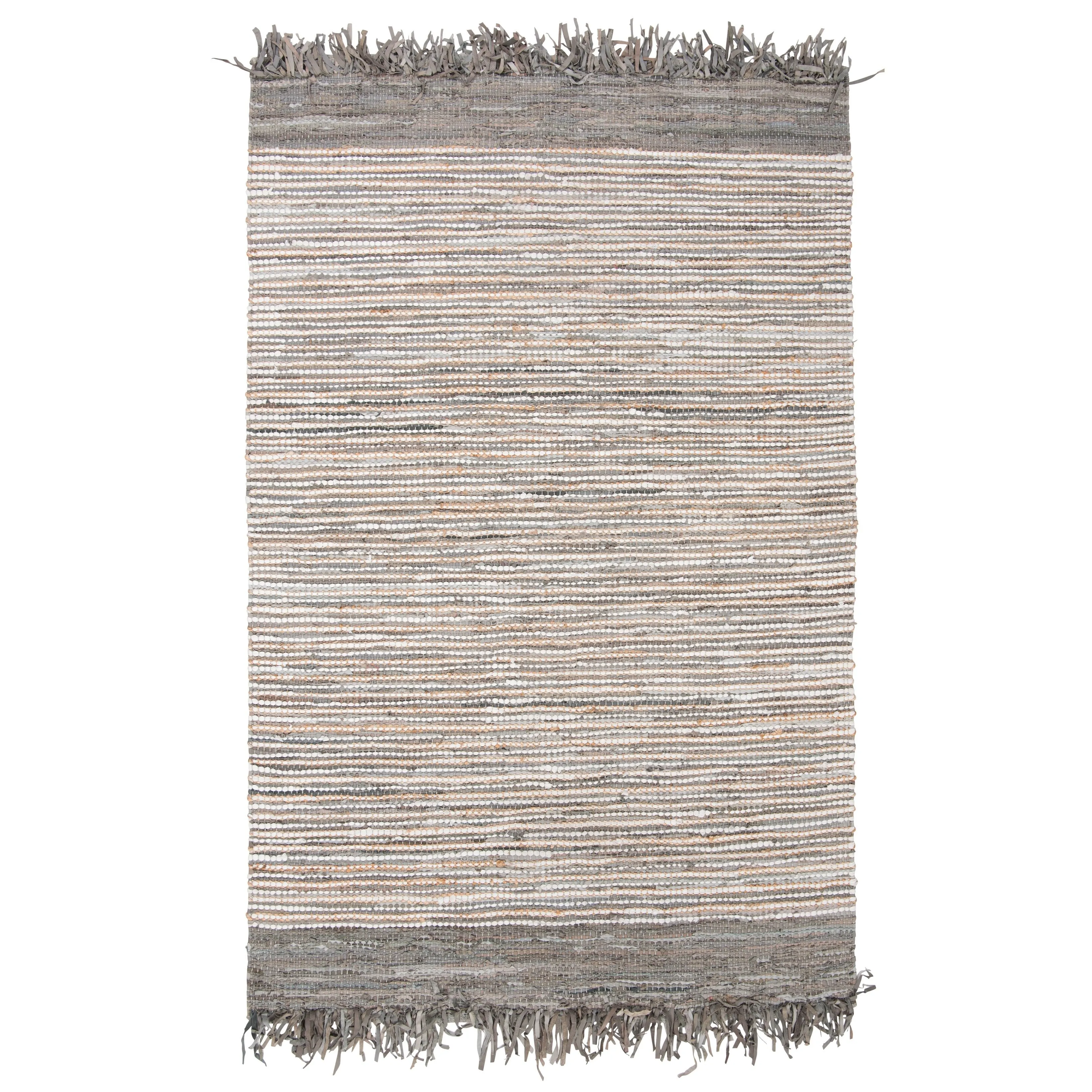 SAFAVIEH Handmade Vintage Boho Leather Lia Modern Stripe Leather