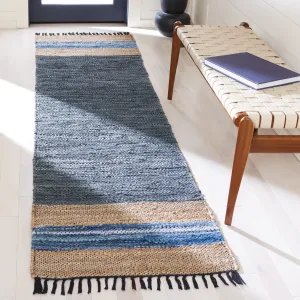 SAFAVIEH Handmade Vintage Leather Alissa Modern Fringe Rug