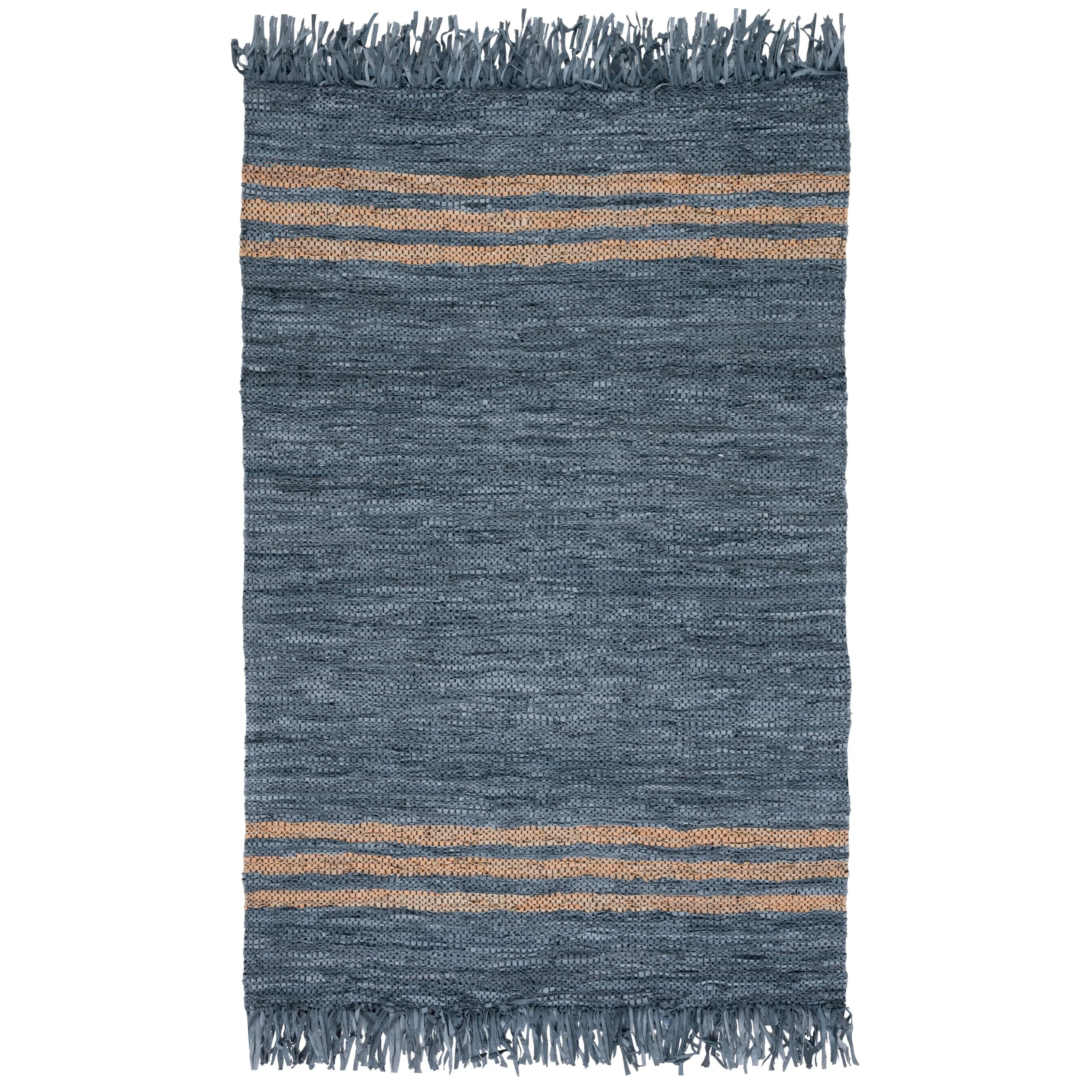 SAFAVIEH Handmade Vintage Leather Brandi Modern Rug