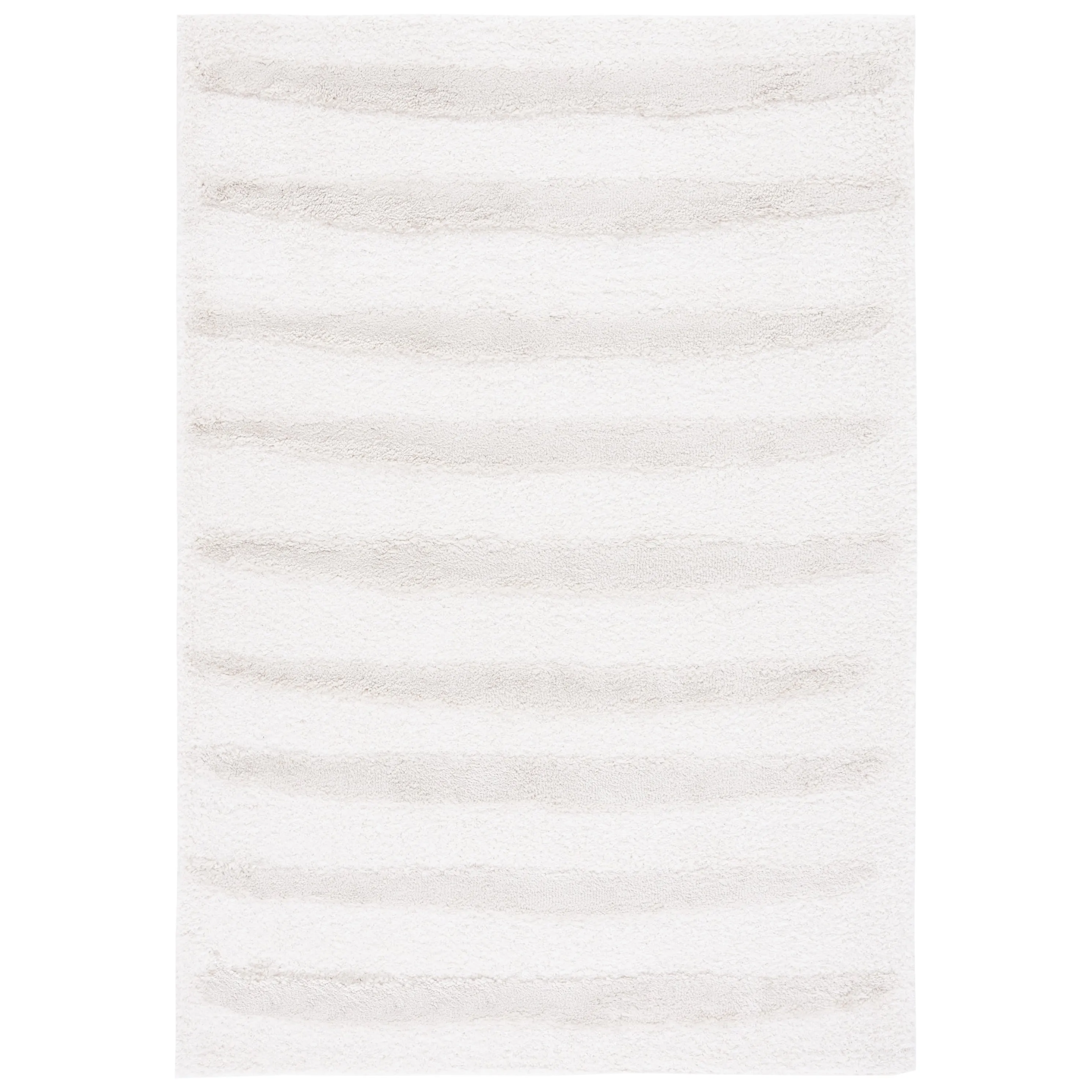 SAFAVIEH Hi-Lo Shag Marisa Modern Stripe 1.6-inch Thick Rug