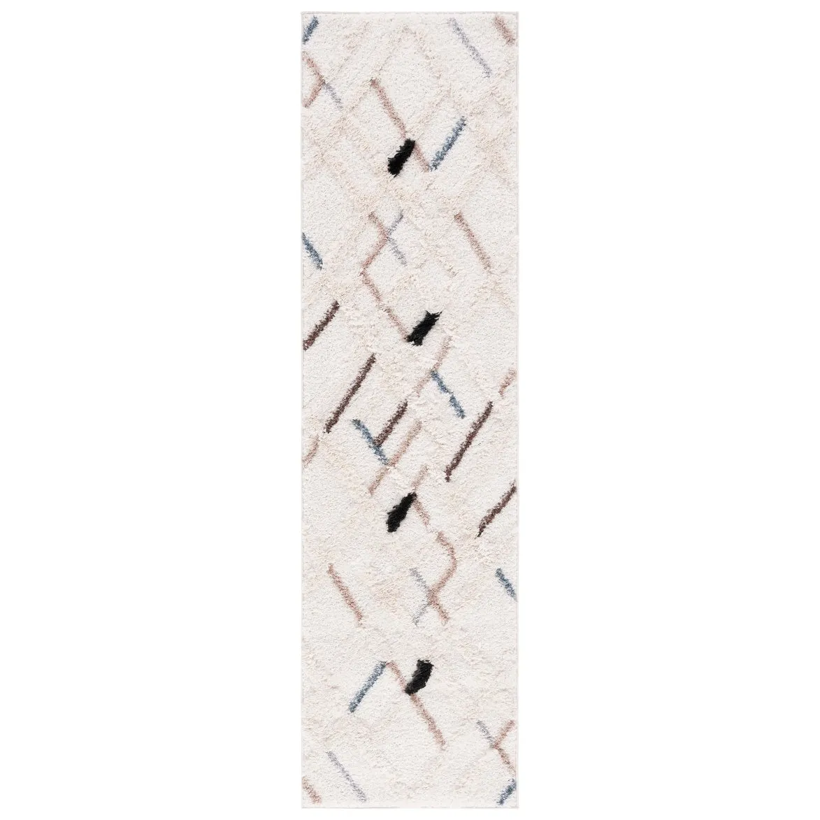 SAFAVIEH Hi-Lo Shag Sheryll Modern 1.6-inch Thick Rug
