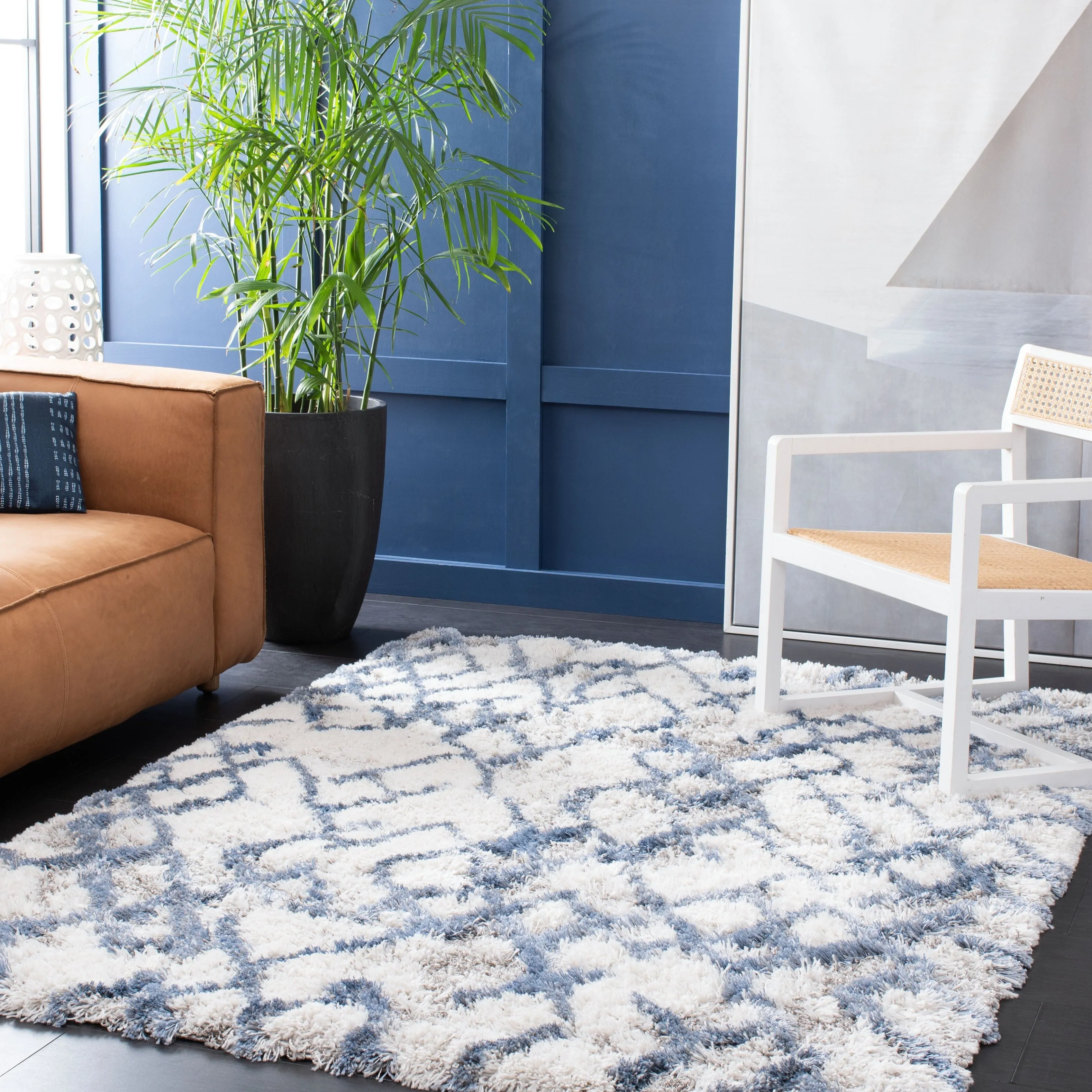 SAFAVIEH. Horizon Shag Rhiannan Flokati 2.6-inch Thick Rug