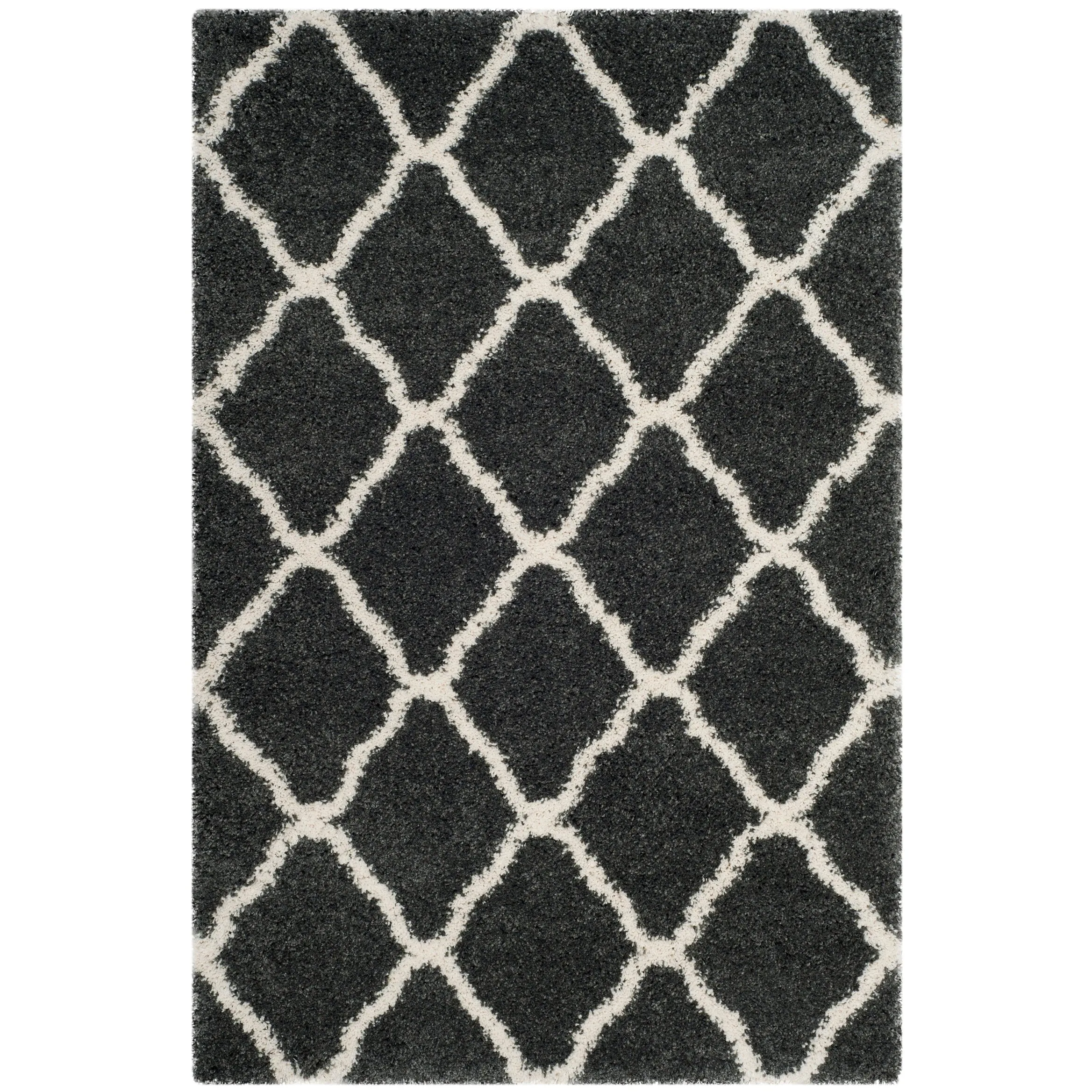 SAFAVIEH Hudson Shag Athena Trellis 2-inch Thick Rug
