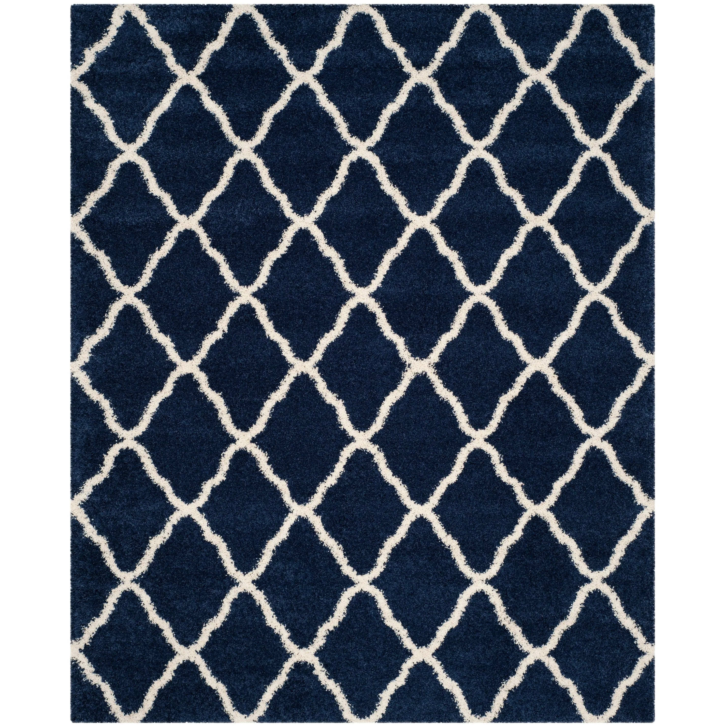 SAFAVIEH Hudson Shag Athena Trellis 2-inch Thick Rug