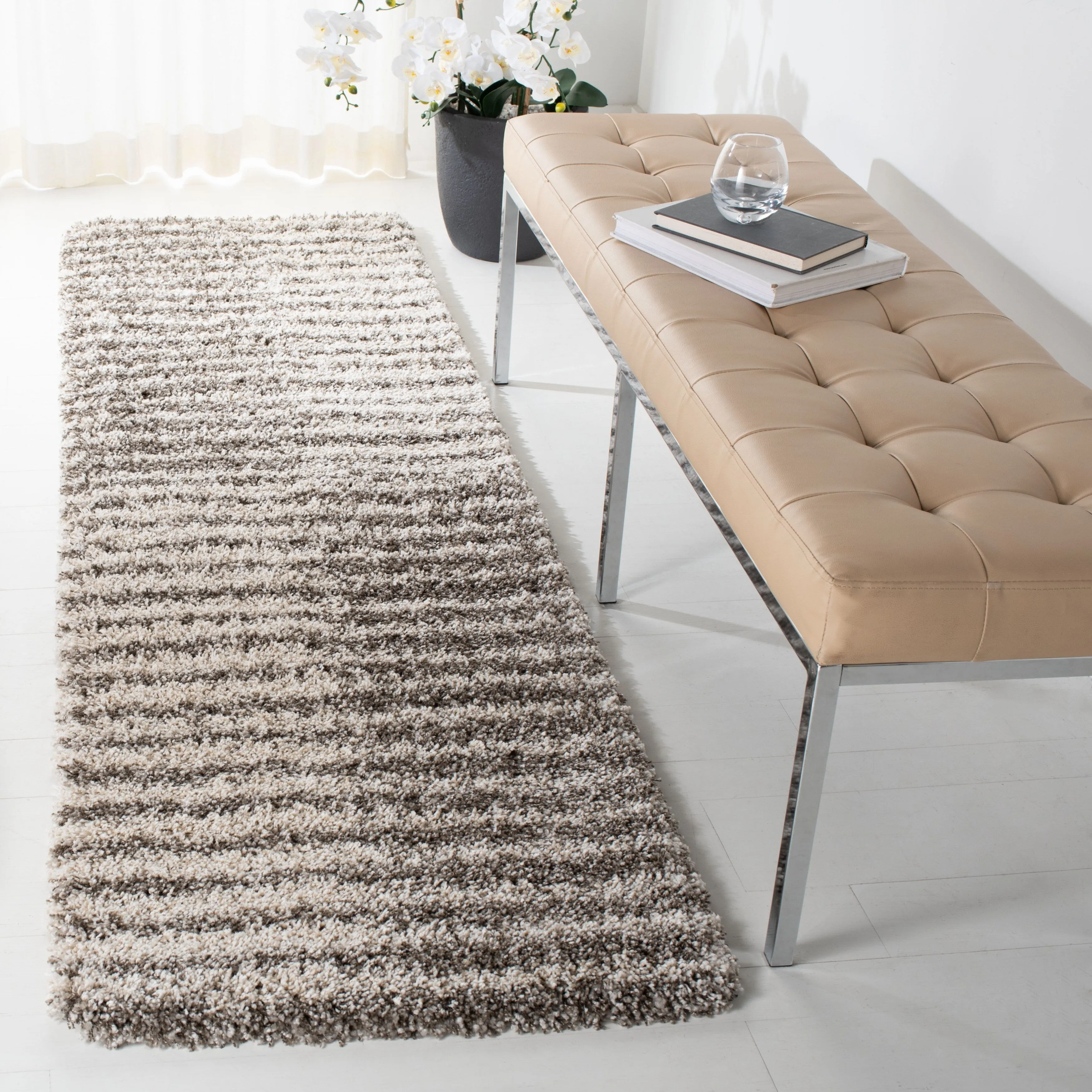 SAFAVIEH Hudson Shag Bambi Modern 2-inch Thick Rug