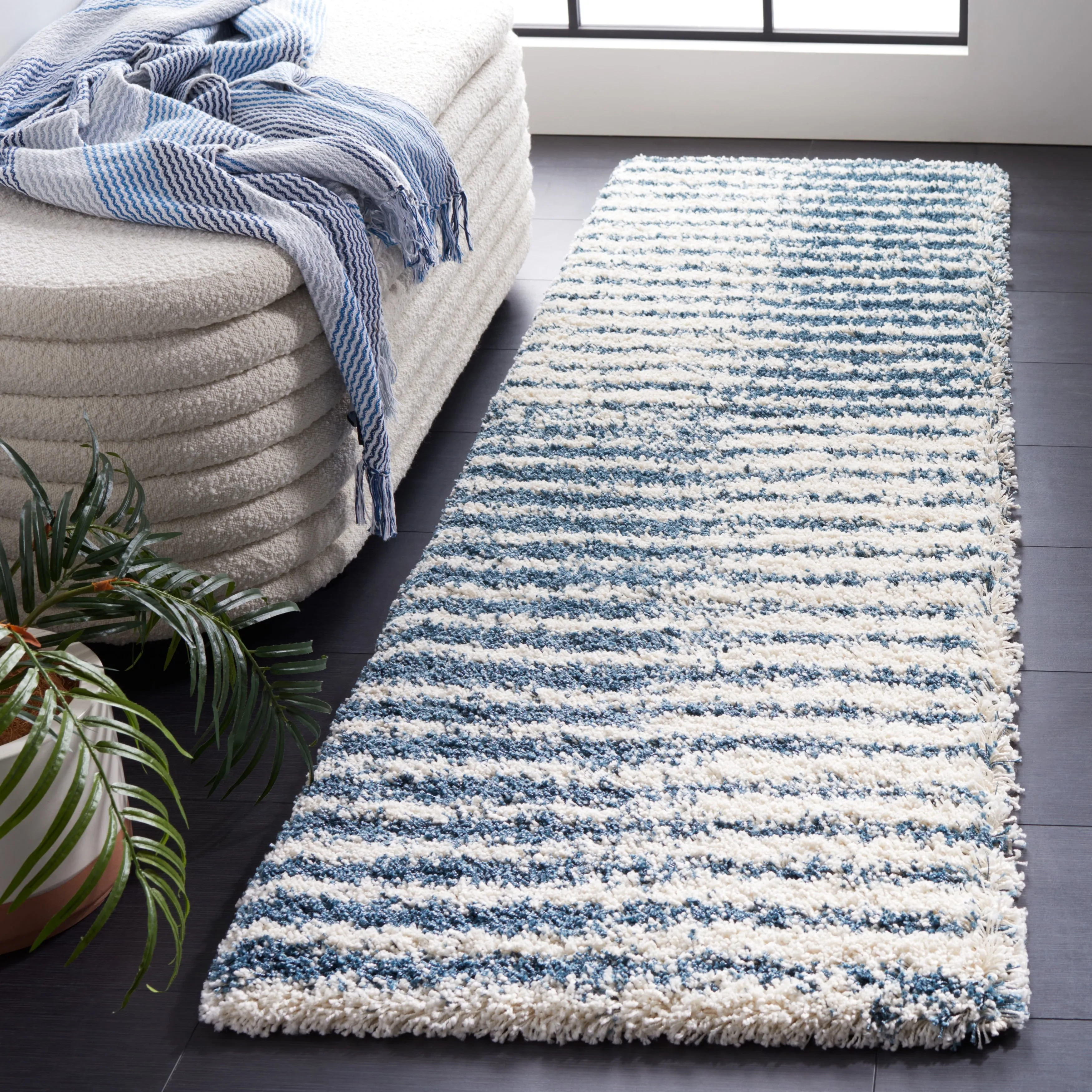 SAFAVIEH Hudson Shag Bambi Modern 2-inch Thick Rug