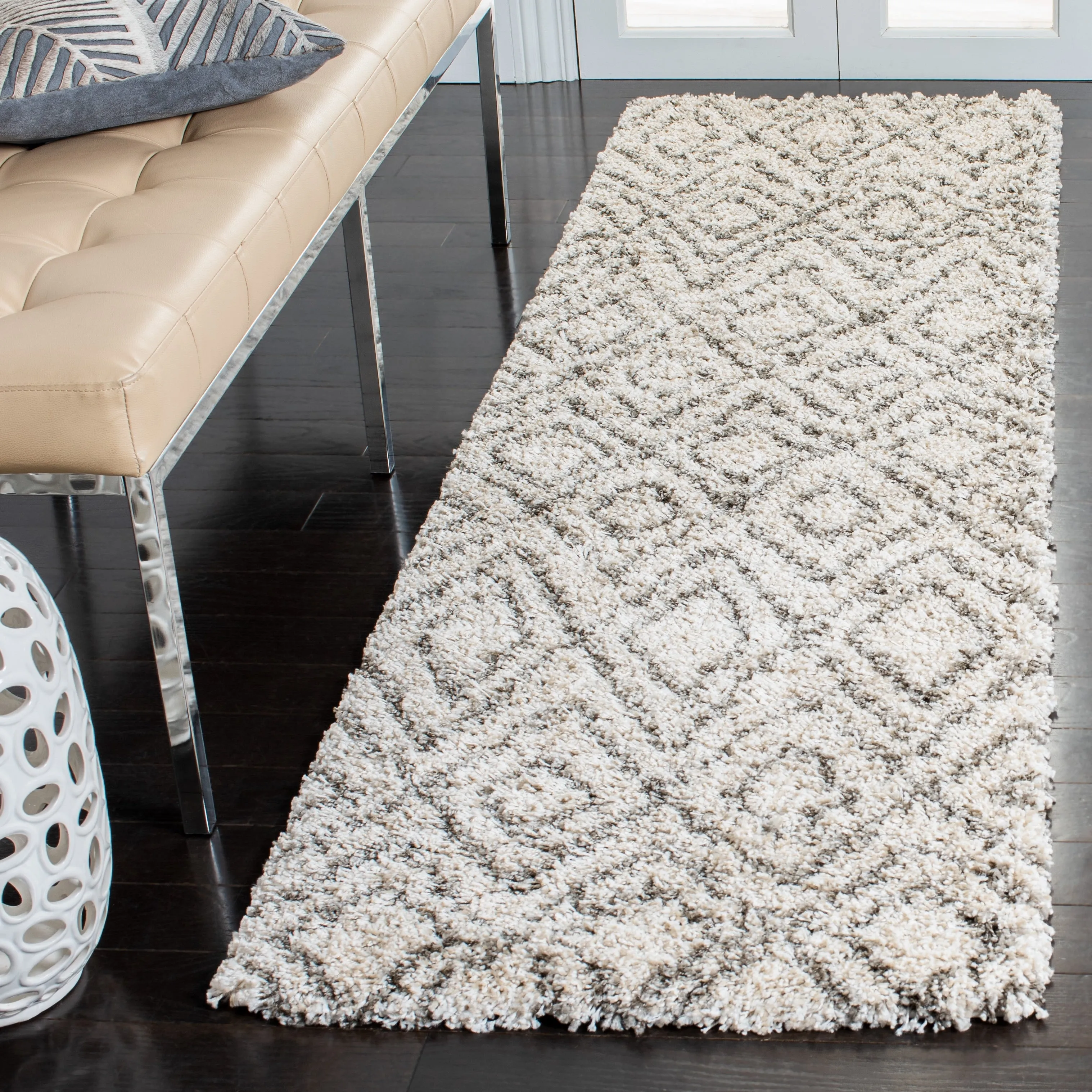 SAFAVIEH Hudson Shag Godelind Moroccan Boho 2-inch Thick Rug
