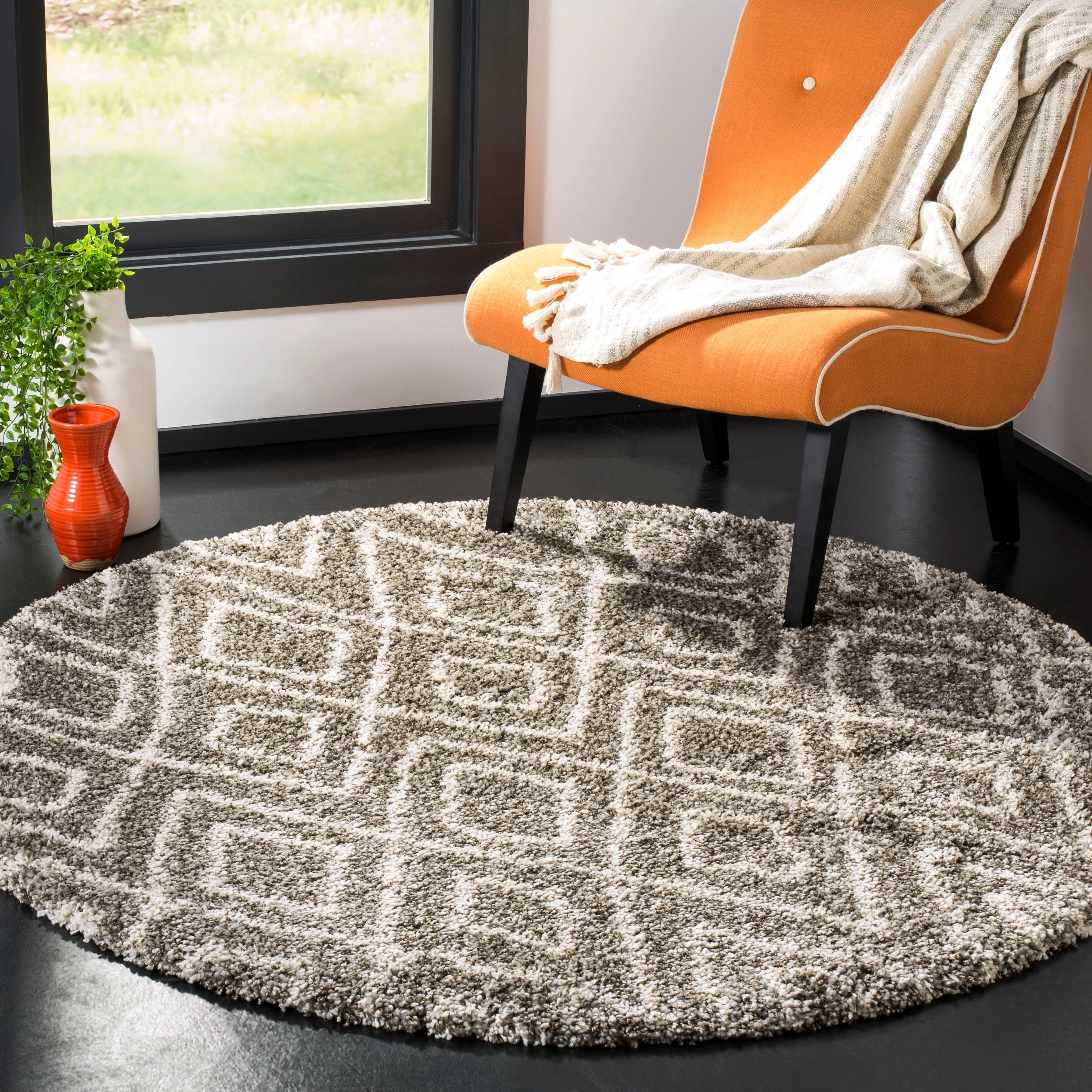 SAFAVIEH Hudson Shag Godelind Moroccan Boho 2-inch Thick Rug