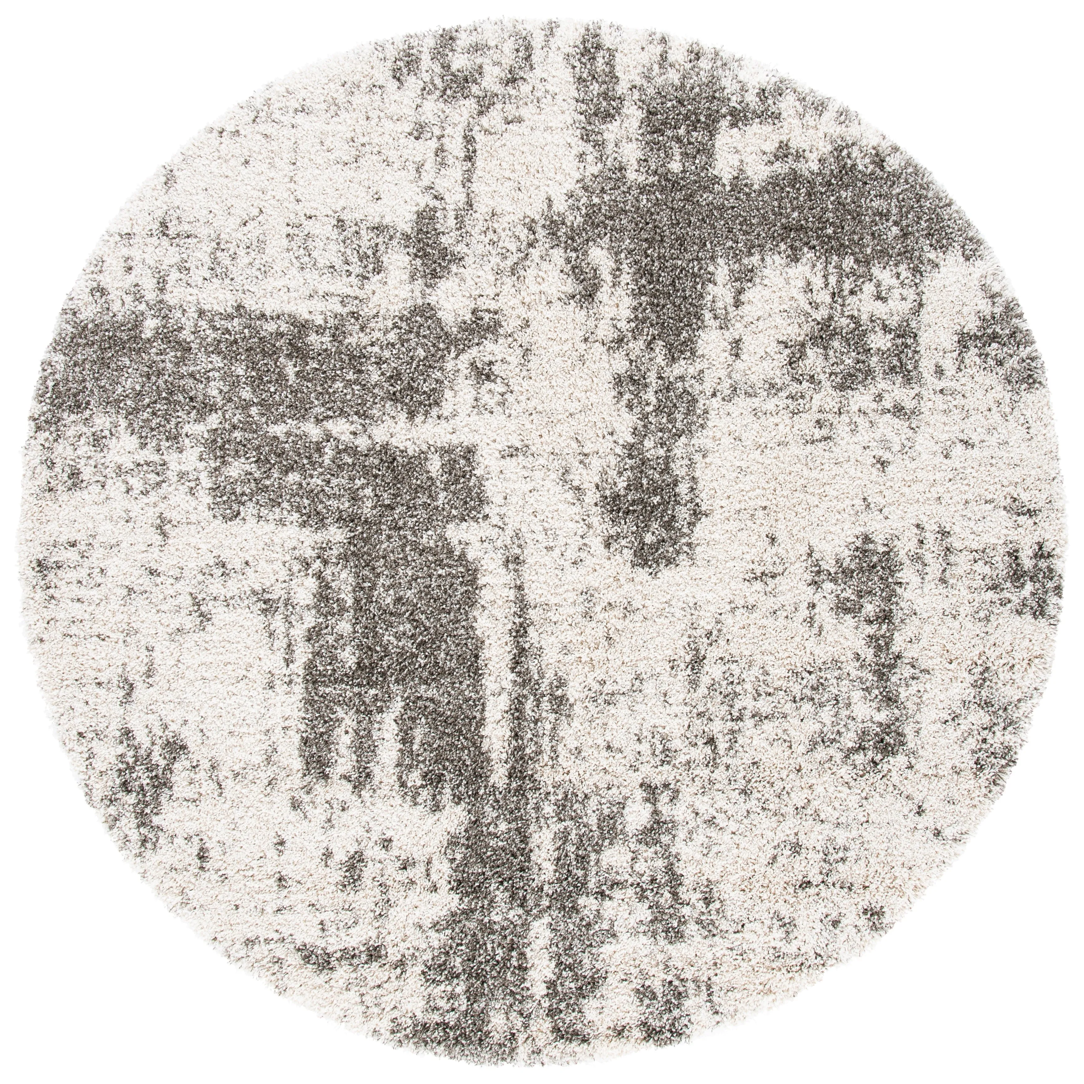 SAFAVIEH Hudson Shag Migdalia Modern Abstract 2-inch Thick Rug
